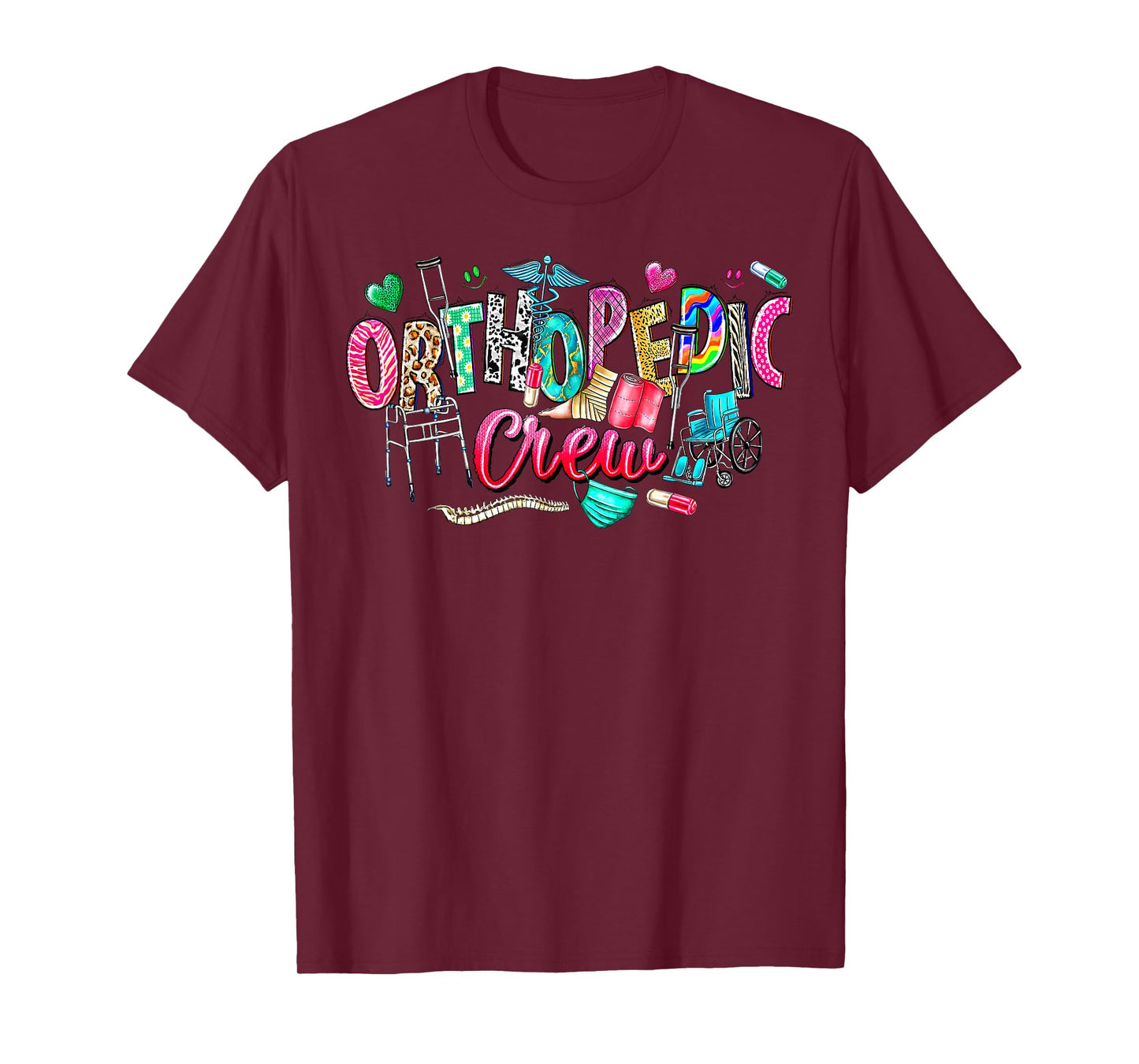 Retro Orthopedic Crew Surgeon Ortho Nurse RN Nursing Student T-Shirt