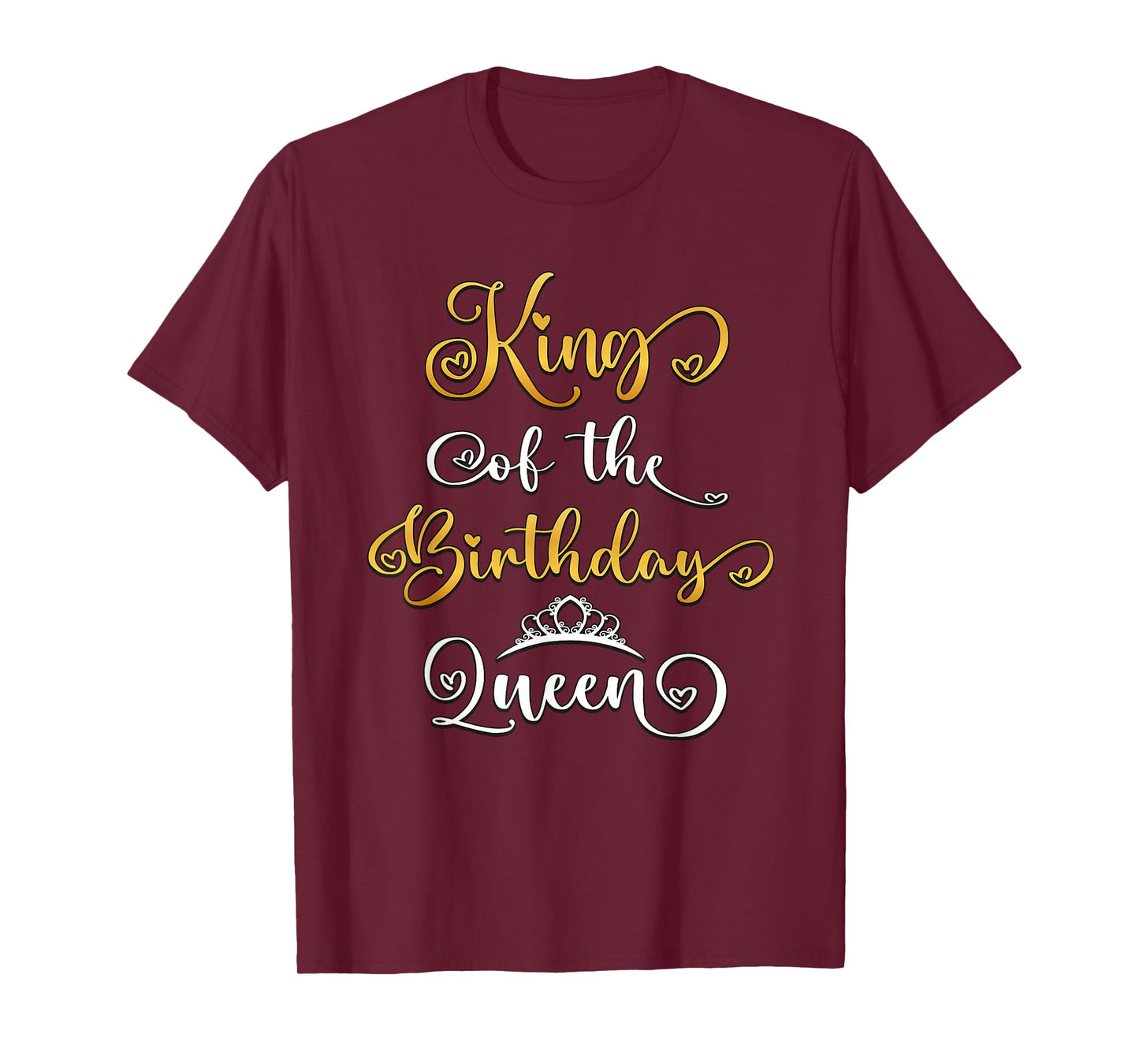 King Of The Birthday Queen Bday Party T-Shirt