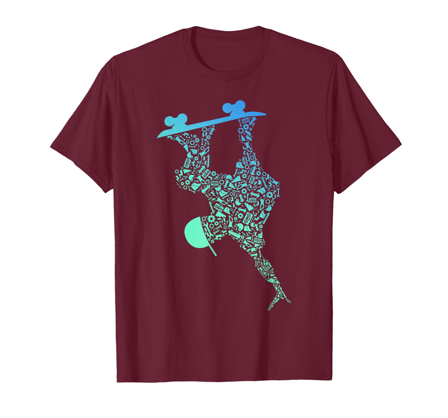 Skateboarding Apparel Kids Girls Boys Skater Gear Skateboard T-Shirt