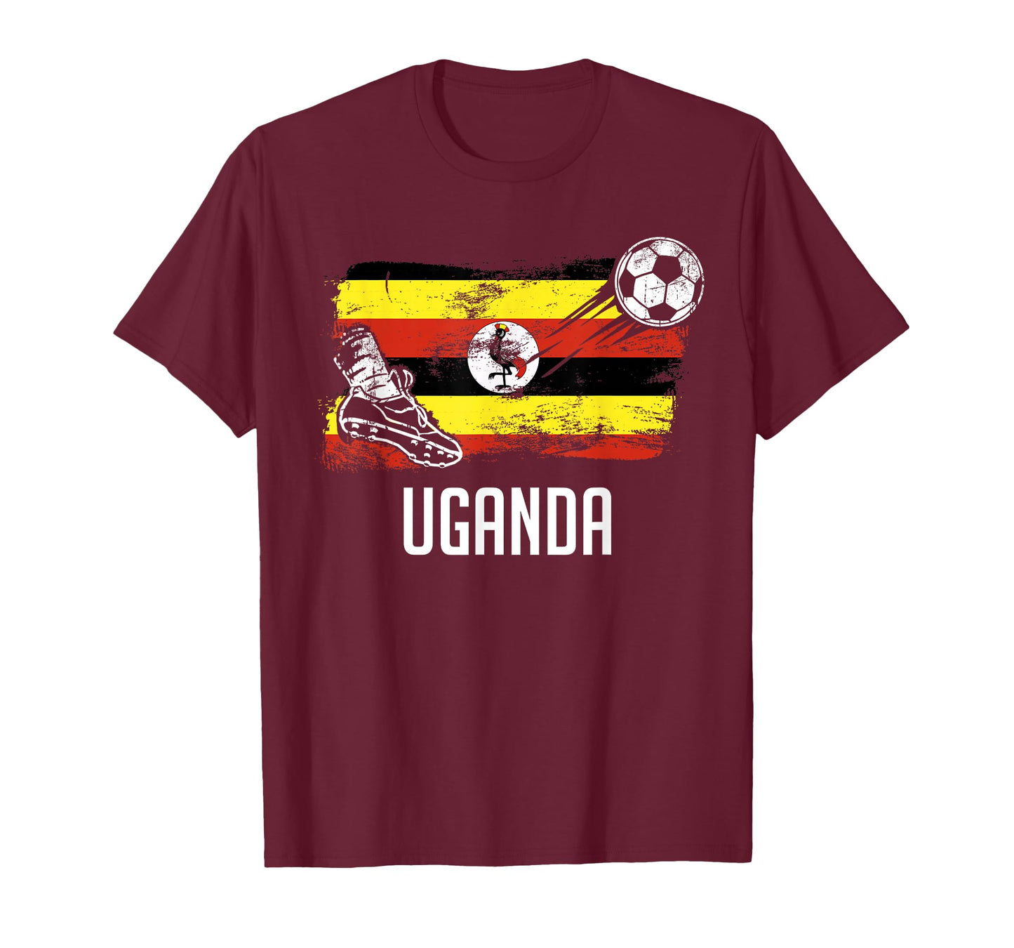 Uganda Flag Jersey Ugandan Soccer Team Ugandan T-Shirt