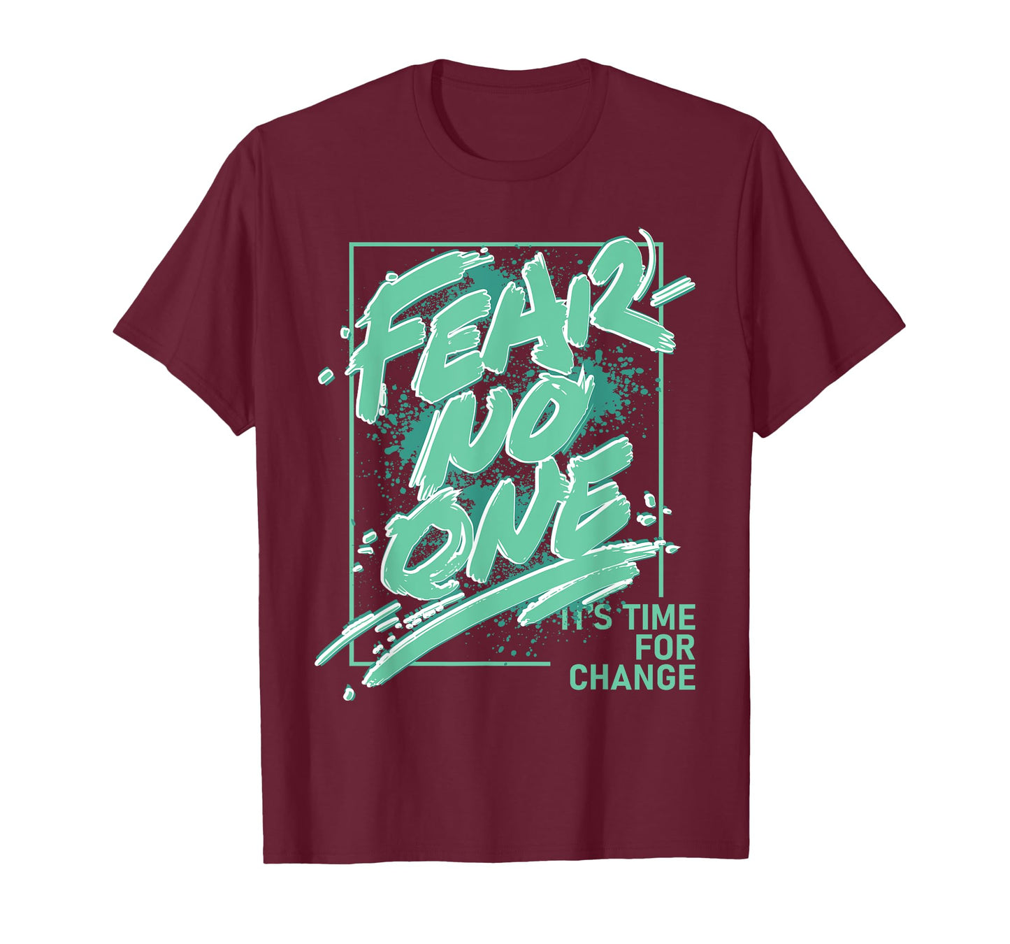 Fear No One Retro Green Glow 1s Matching Tee For Men Women T-Shirt