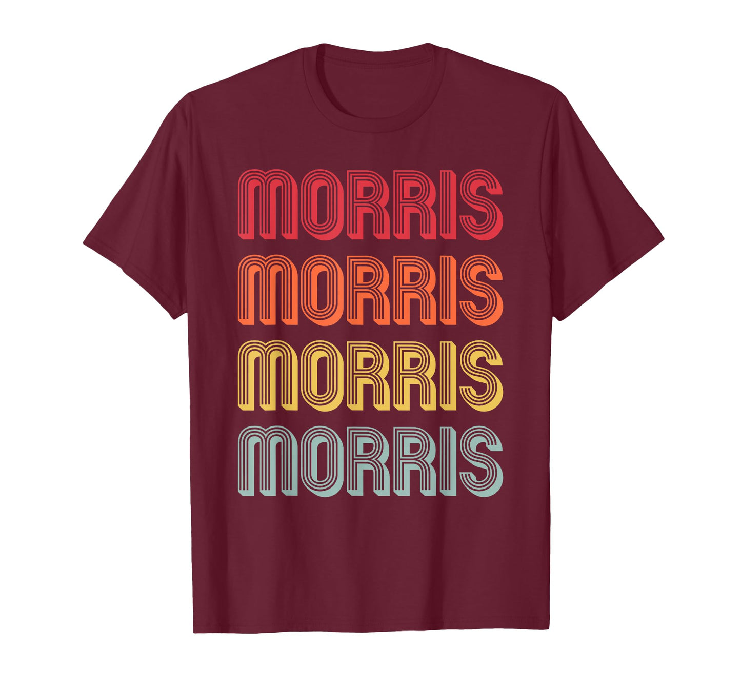 MORRIS Gift Surname Funny Retro Vintage 80s Birthday Reunion T-Shirt