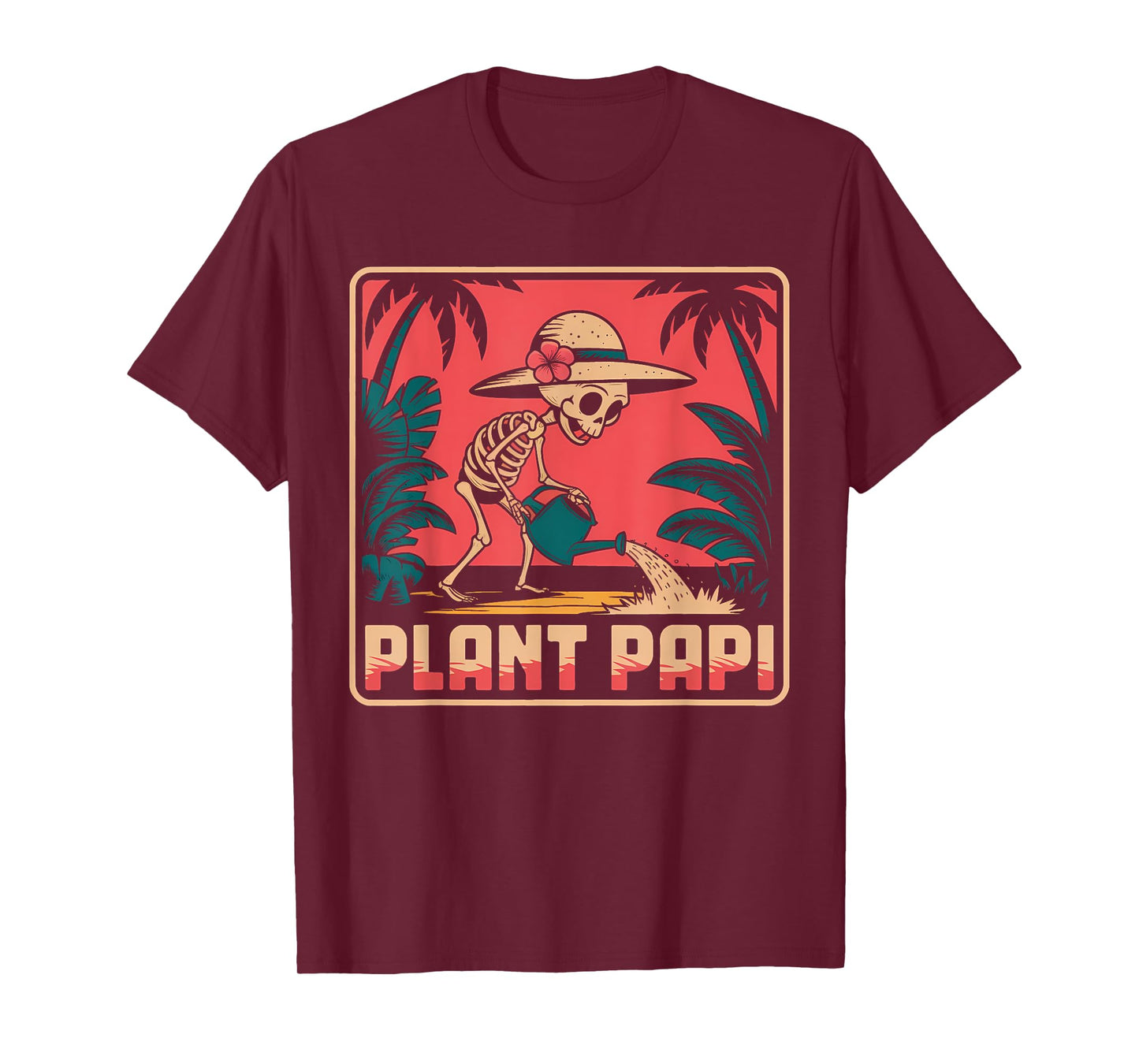 Funny Halloween Plant Papi Daddy Gardener Men Women T-Shirt