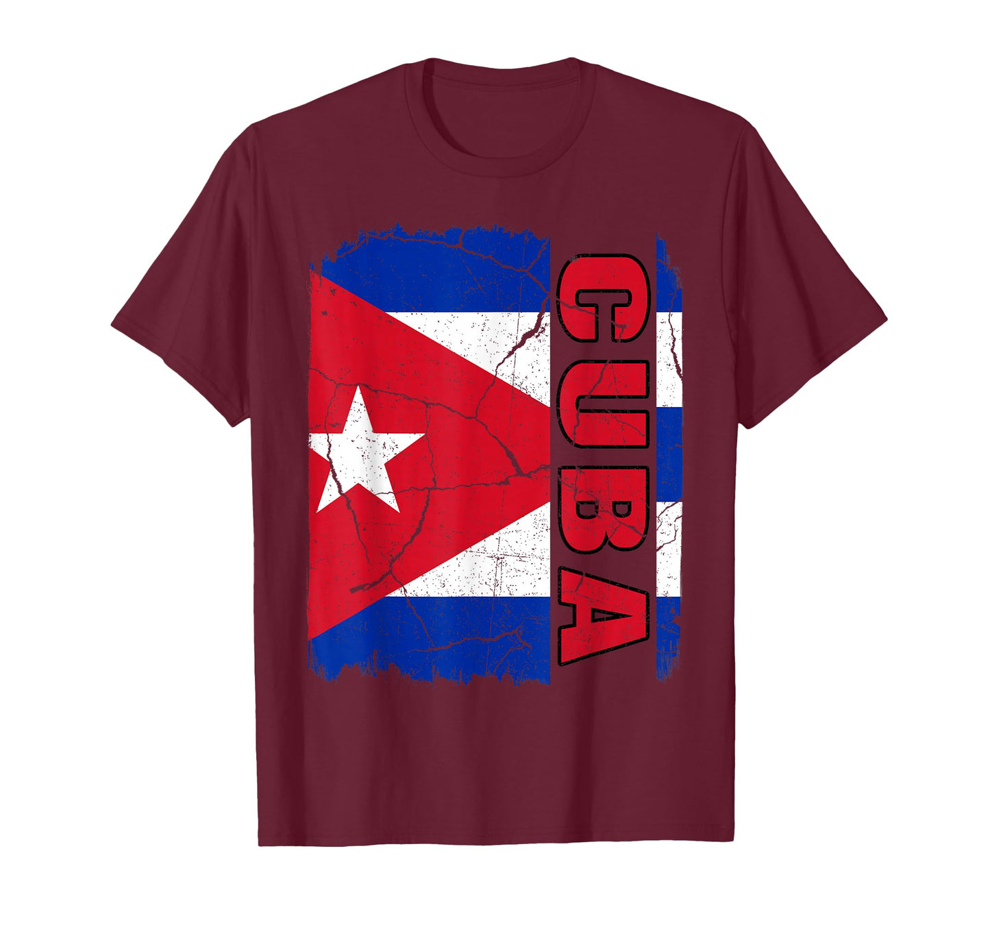 Vintage Cuban Flag Cuba Pride Roots Heritage Gift T-Shirt