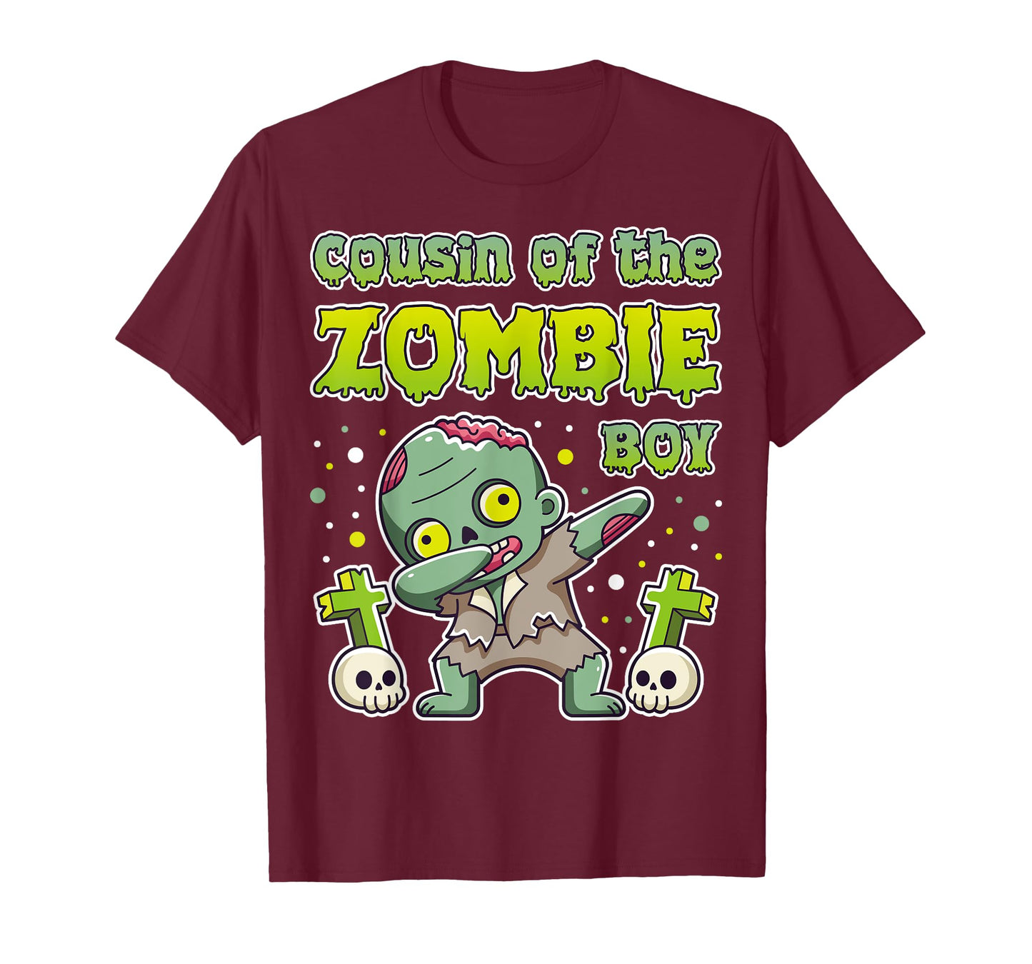 Cousin of the Zombie Boy Zombie Lover 9th Birthday Kid Party T-Shirt
