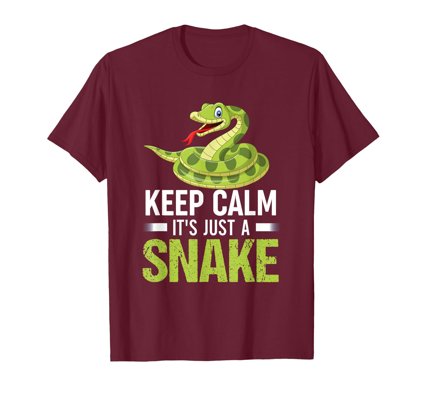 Snake Lover Shirt Keep Calm It's Just A Snake T-Shirt