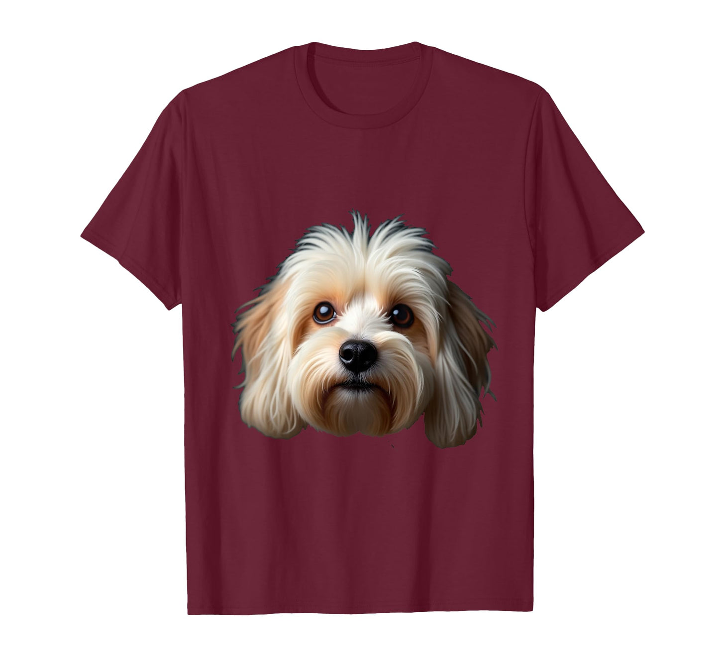 Black Havanese Dog Cuban Bichon Face T-Shirt