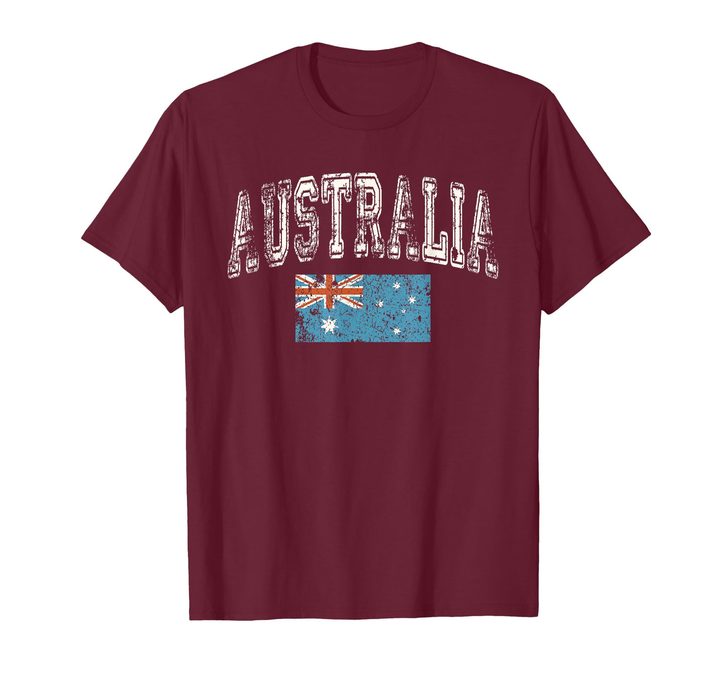 Vintage Retro Faded Australia Flag Australian Pride T-Shirt