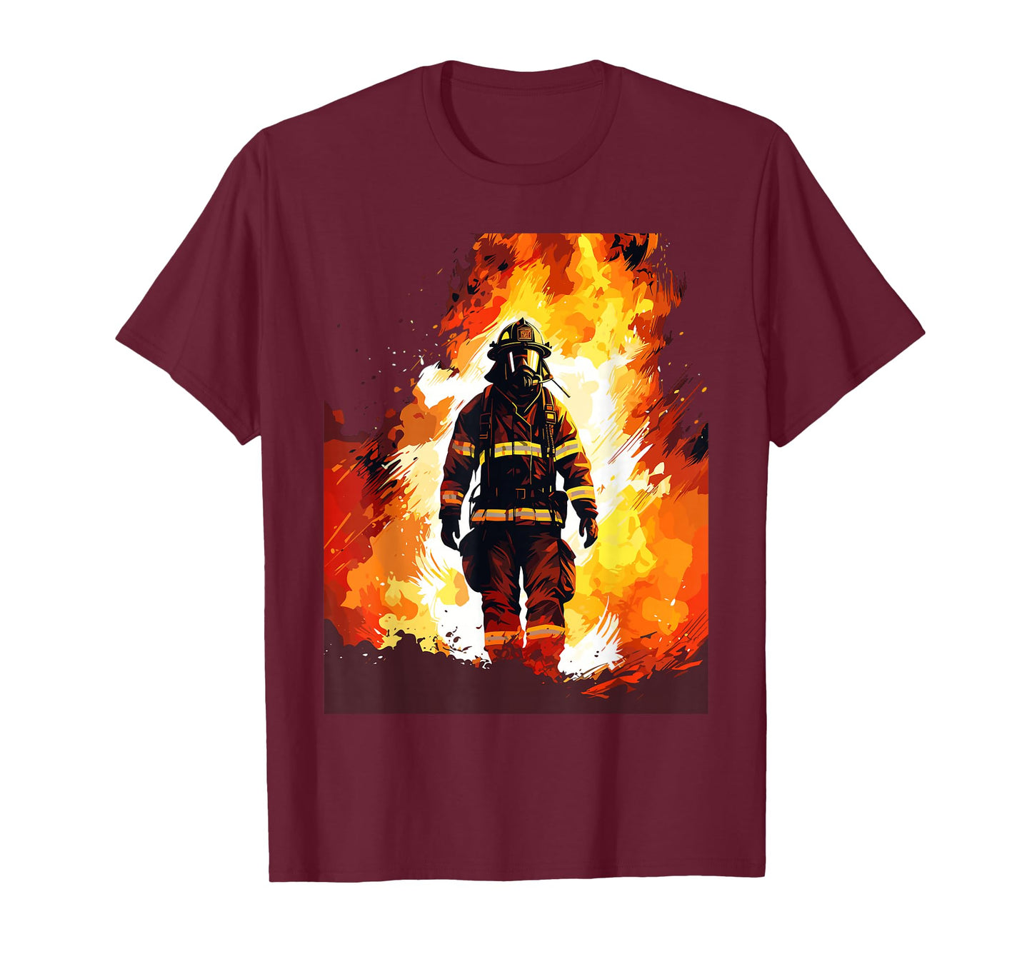 Firefighter Flames - Firefighter & Fireman T-Shirt