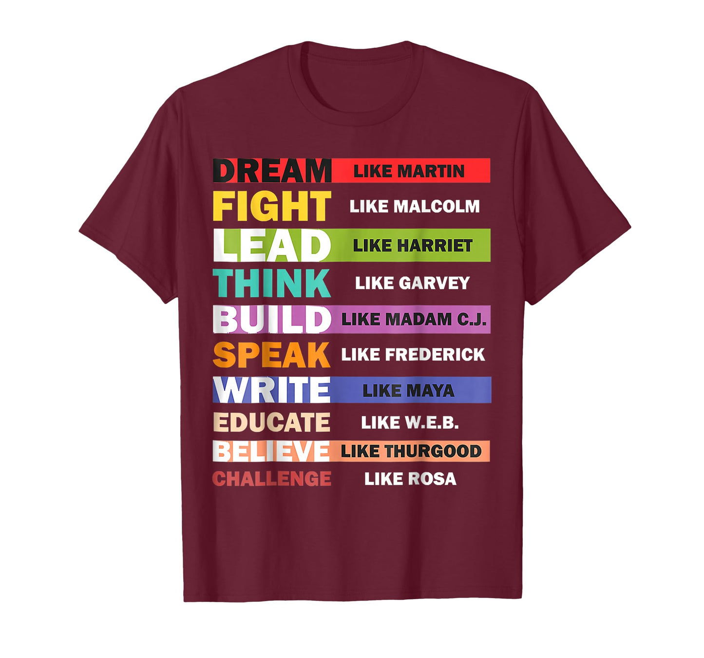 Black Lives Matters Black Leaders Black History Month T-Shirt