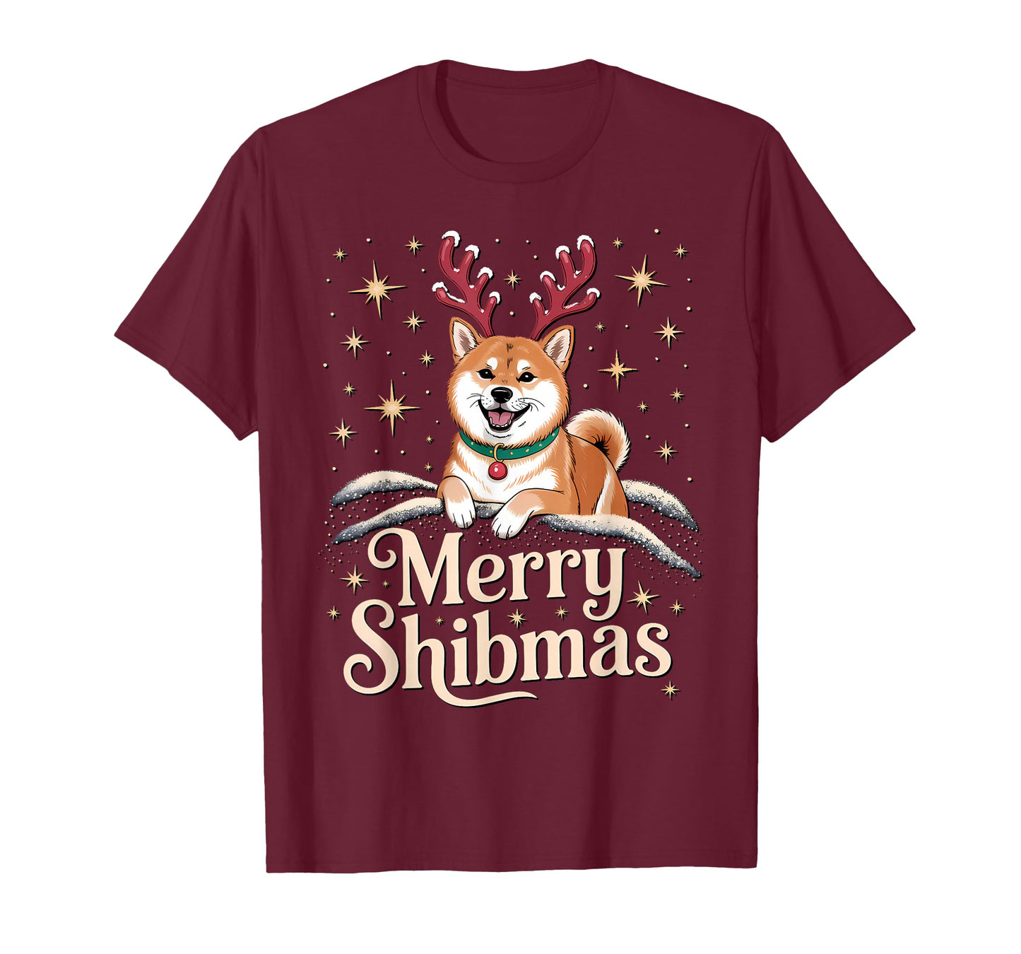 Merry Shibmas – Funny Shiba Inu Christmas T-Shirt