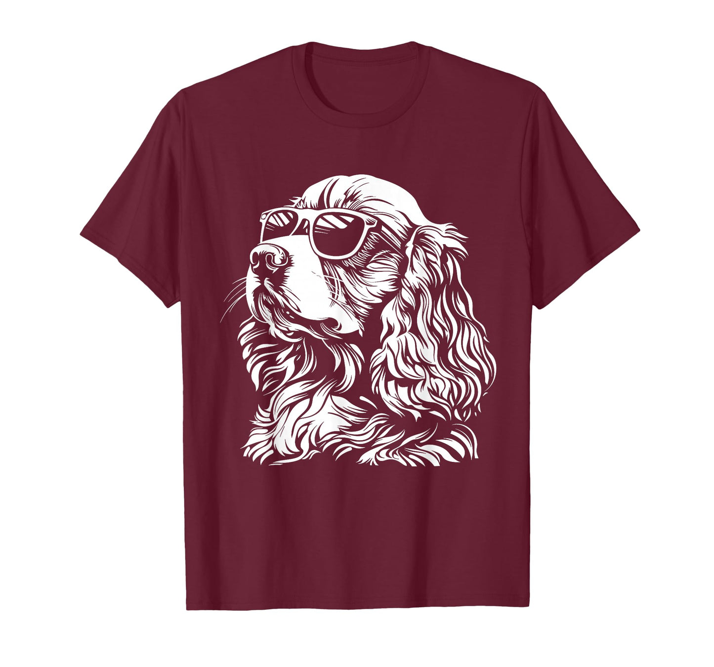 Cocker Spaniel Sunglasses Funny Dog Mum Dad T-Shirt