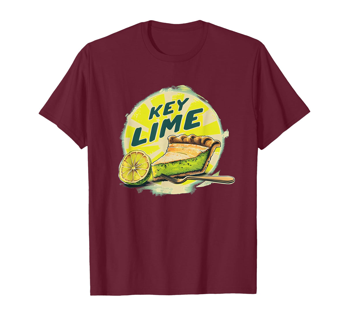 Pretty Presentation of Key Lime Pie for Dessert Enthusiasts T-Shirt