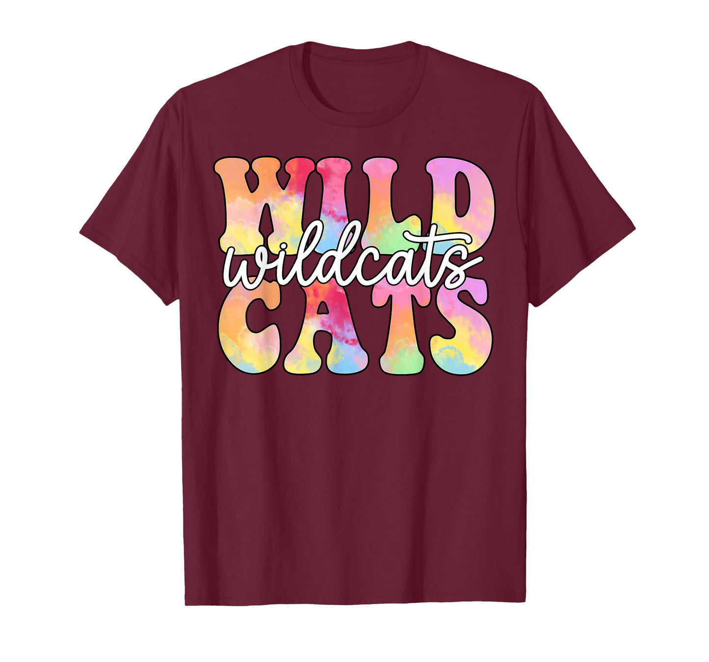 Wildcats School Tie-Dye T-Shirt