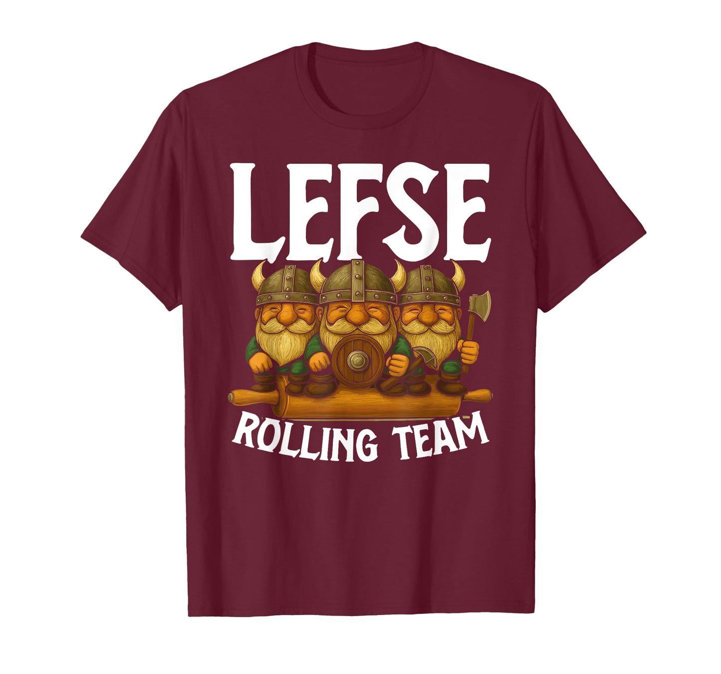 Norway Lefse Rolling Team Scandinavian Viking T-Shirt