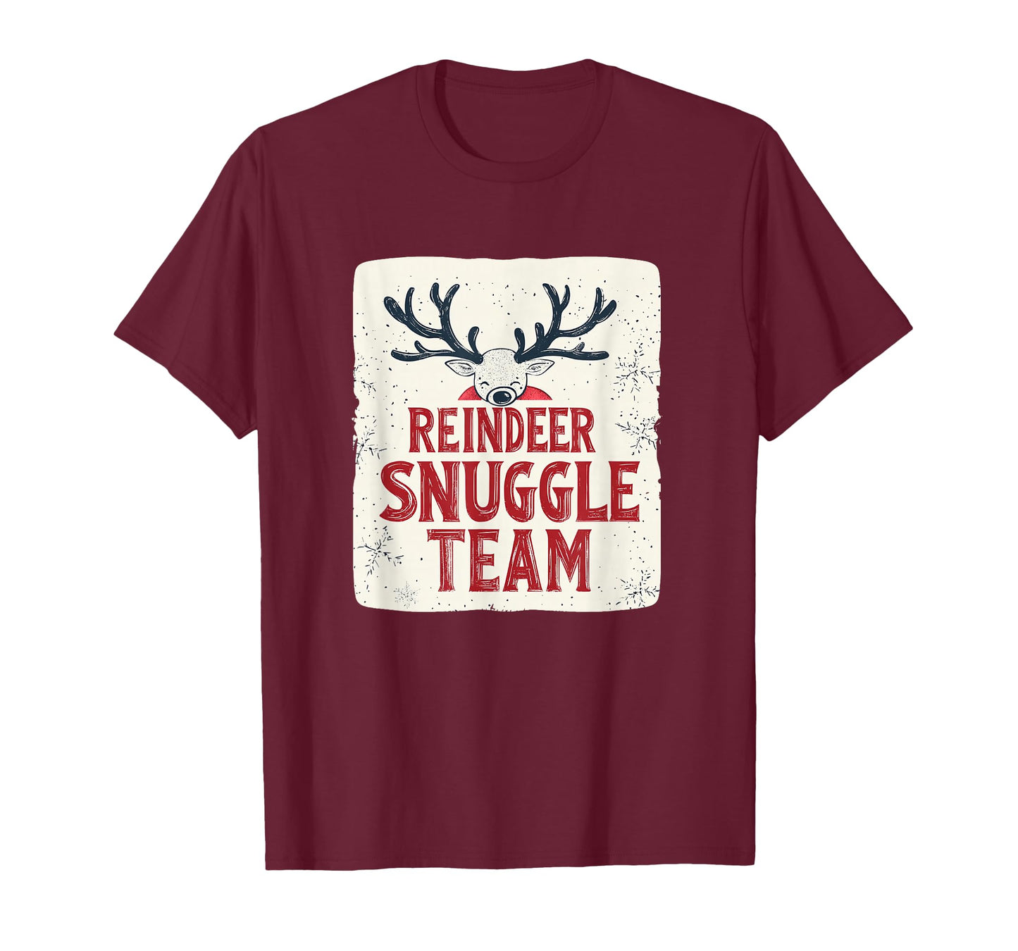 Reindeer Snuggle Team Costume for Boys and Girls T-Shirt