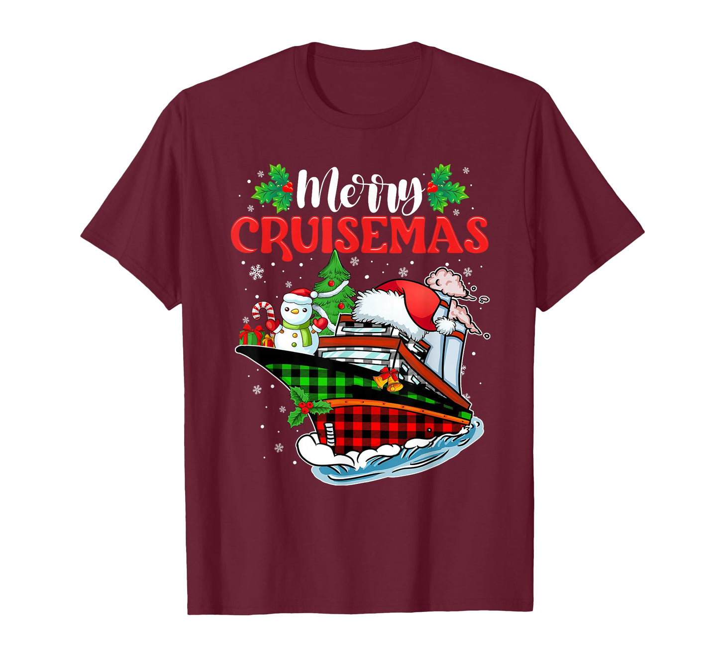 Merry Cruisemas 2025 Funny Cruise Squad Christmas 2025 T-Shirt