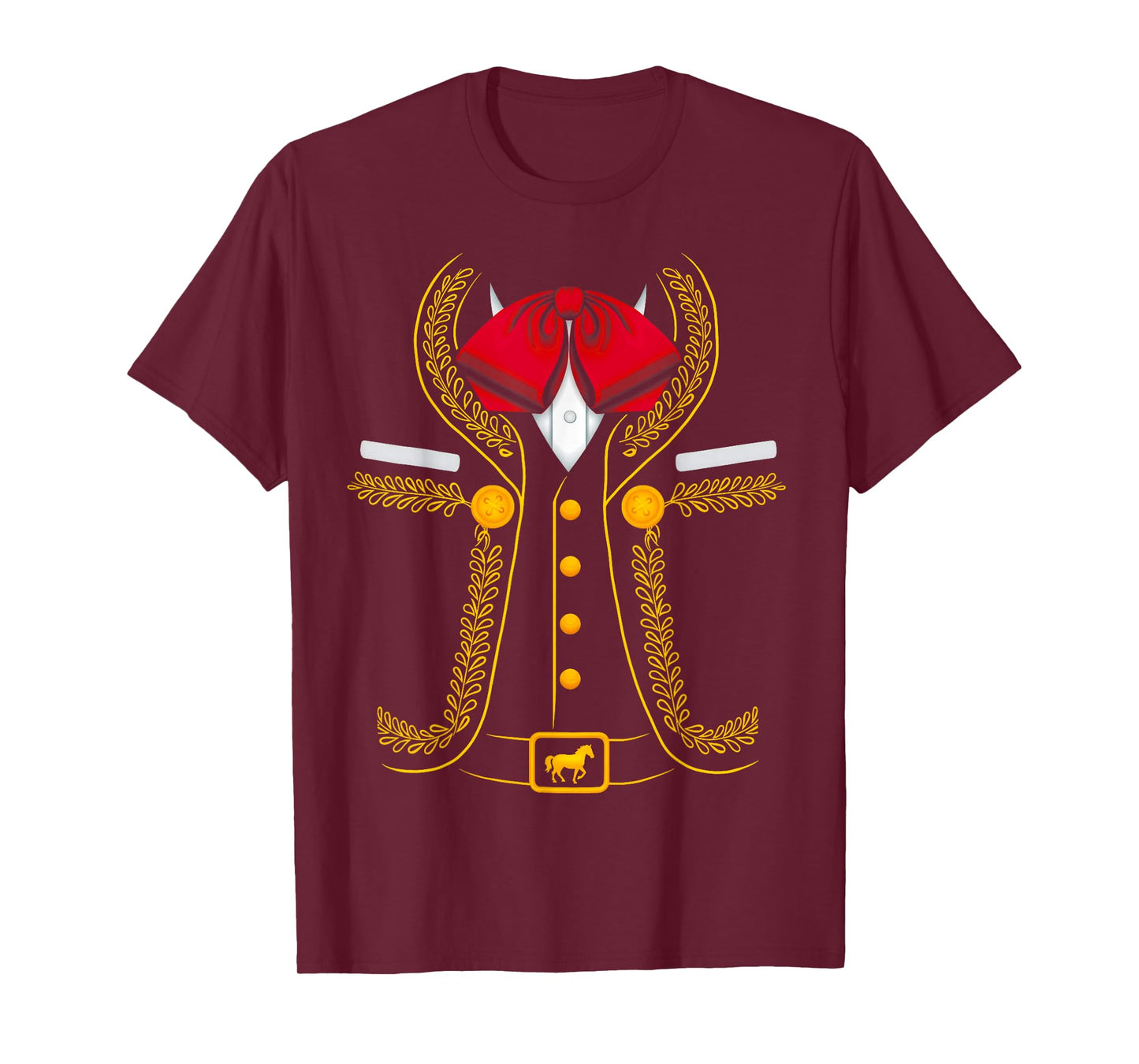 Mexican Mariachi Costume Funny Mexican Charro T-Shirt
