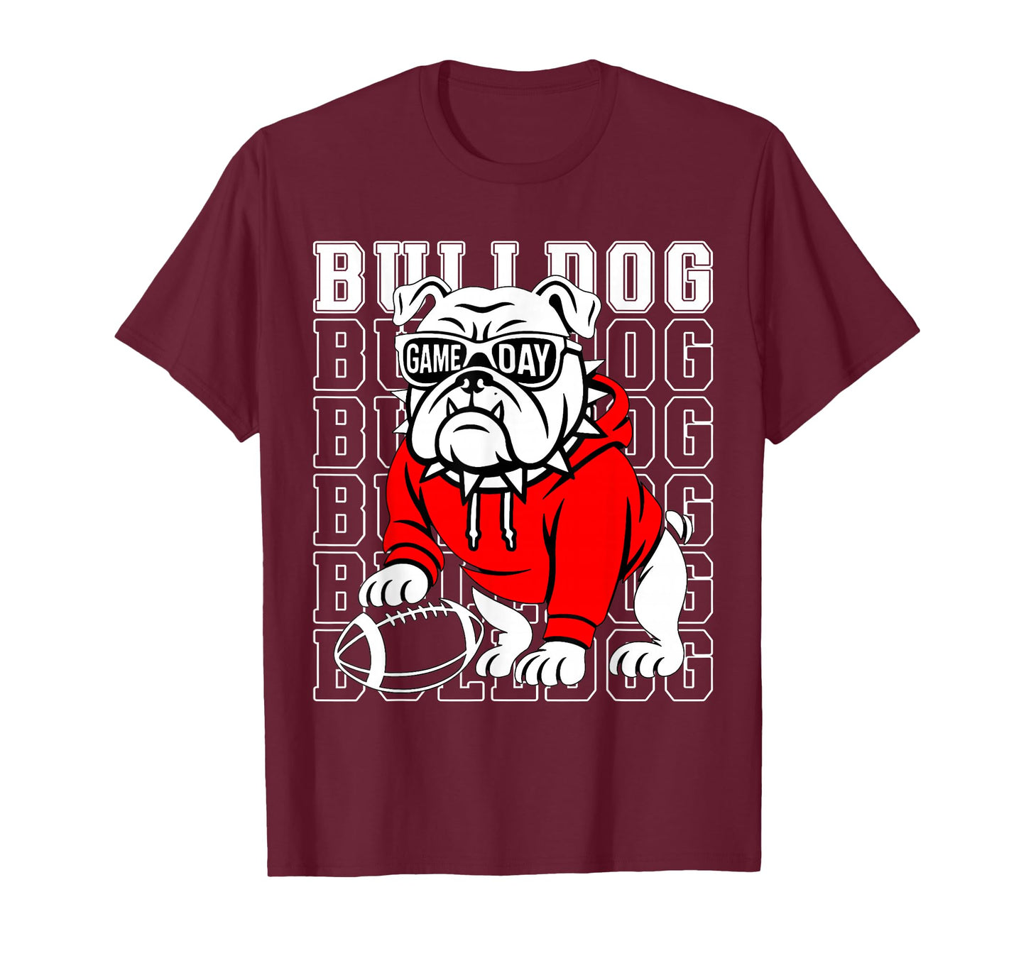 Bulldogs Graphic Go Dawg Men Women Kid Boy Girl T-Shirt