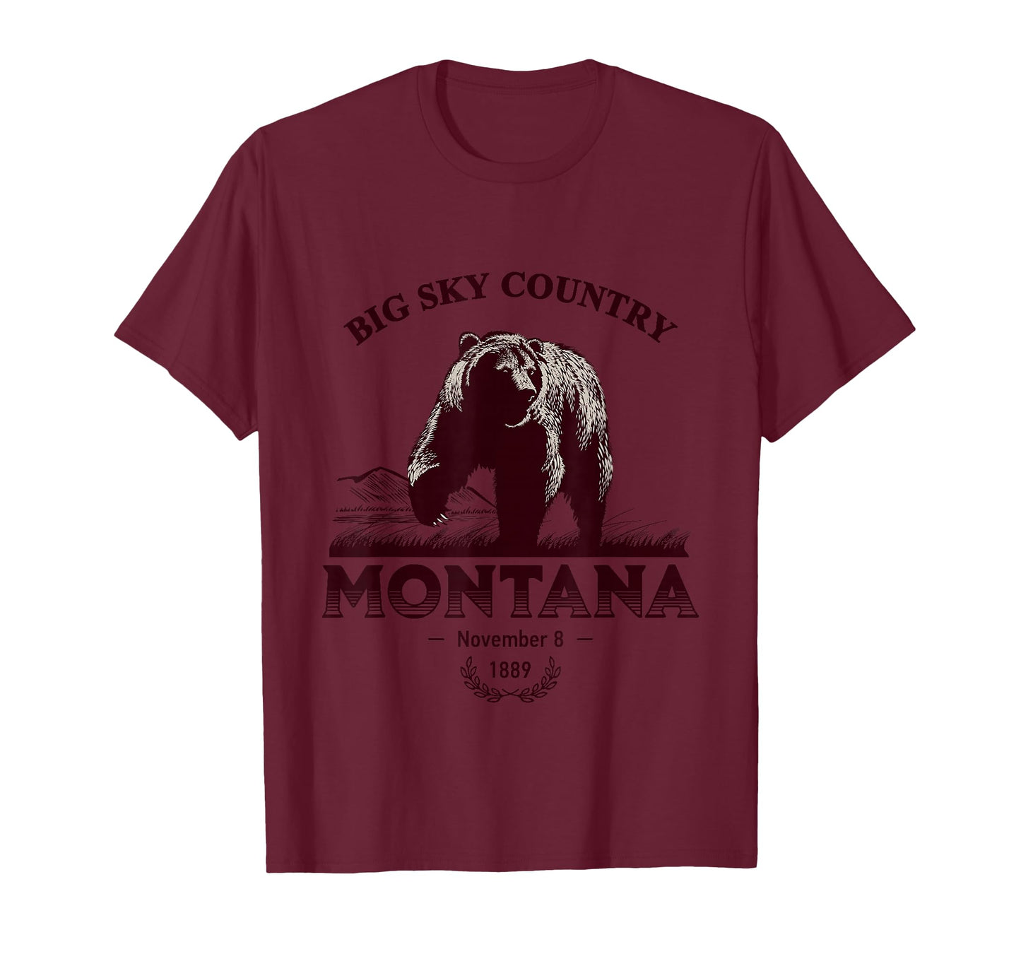 Montana State T-Shirt - Big Sky Country T-Shirt