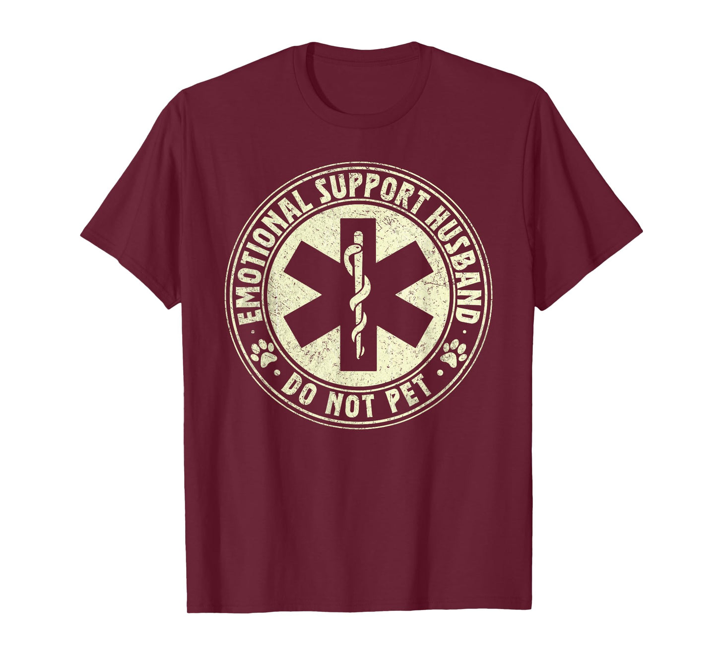 Emotional Support Husband Do Not Pet T-Shirt
