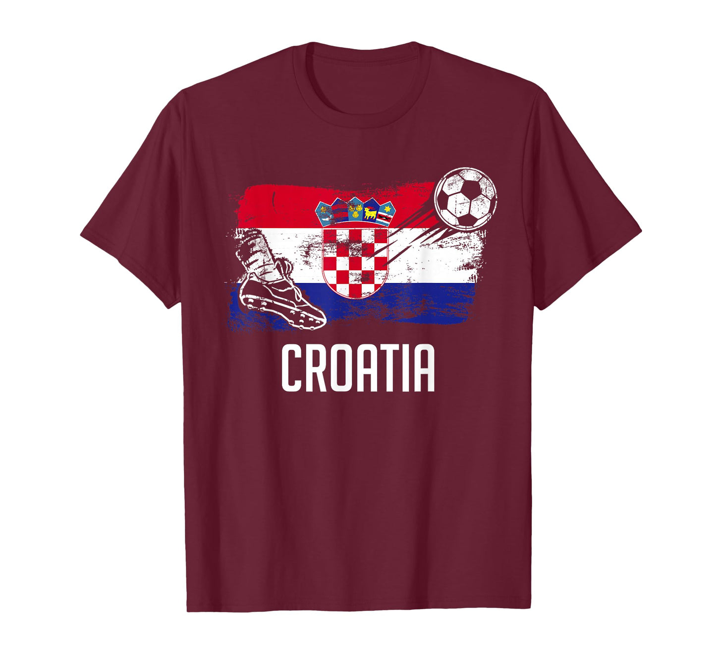 Croatia Flag Jersey Croatian Soccer Team Croatian T-Shirt