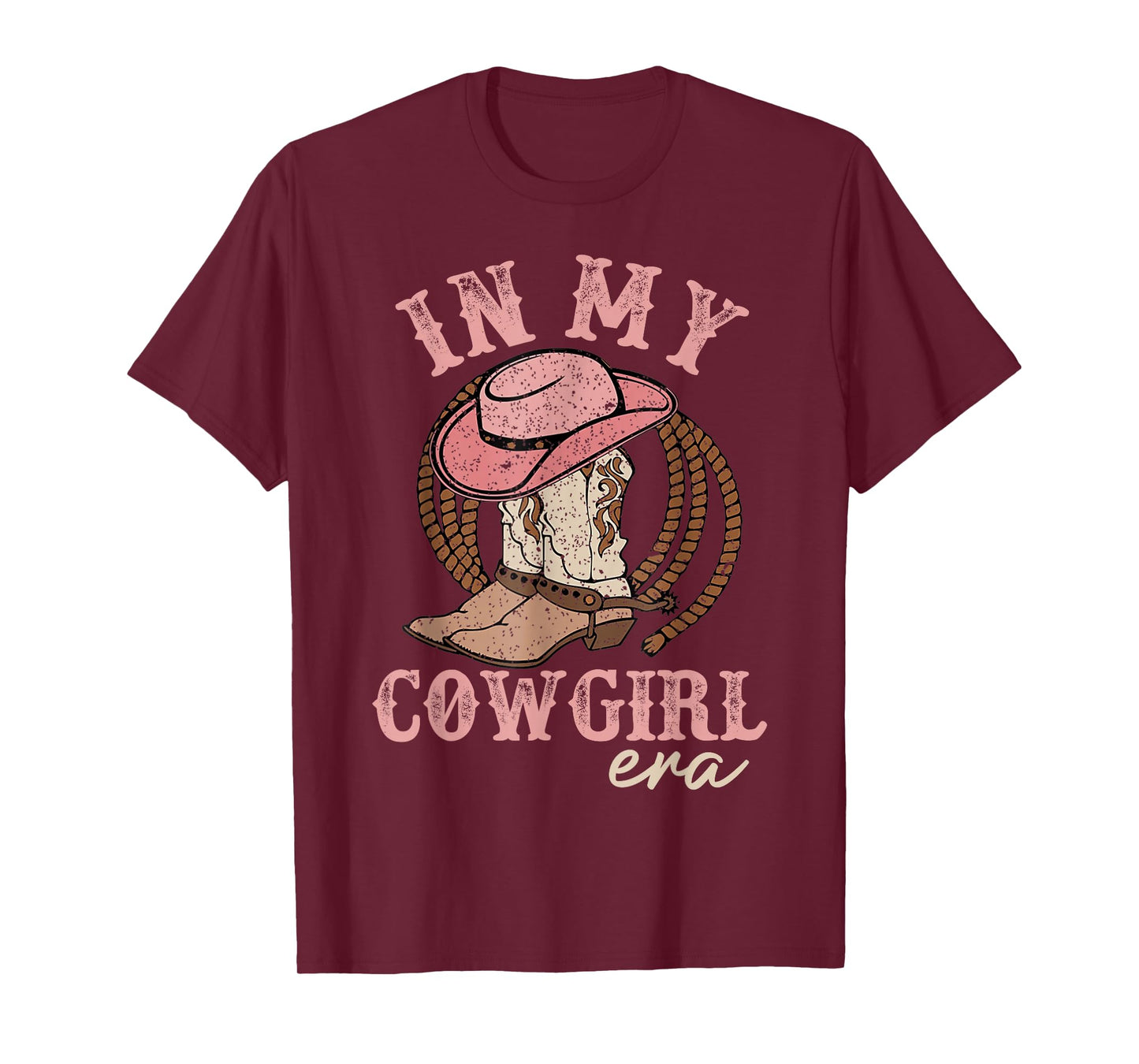 In My Cowgirl Era Groovy Cute Western Rodeo Cowgirl T-Shirt