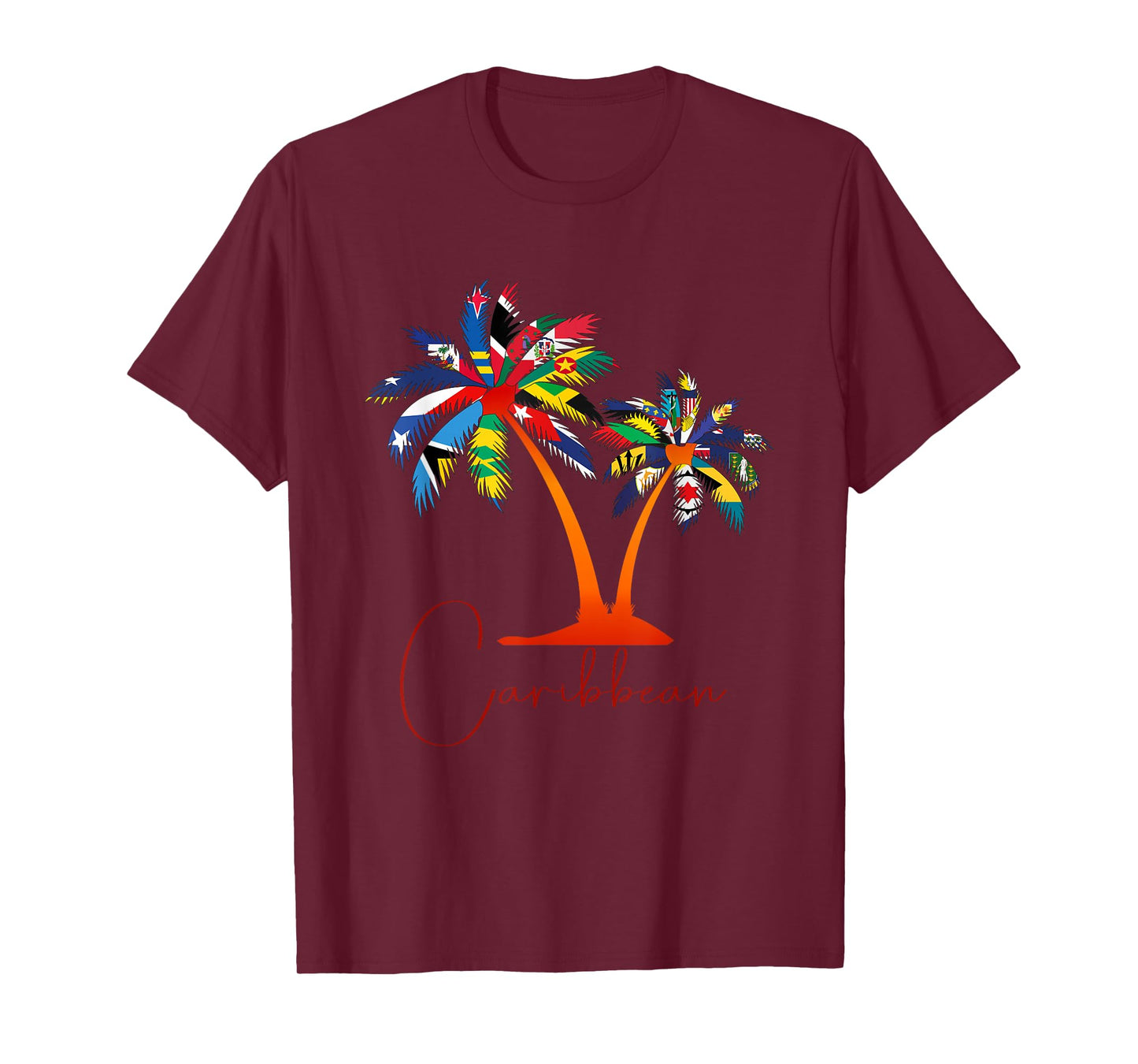 Caribbean Islands Flags, Caribbean Sea Tour T-Shirt