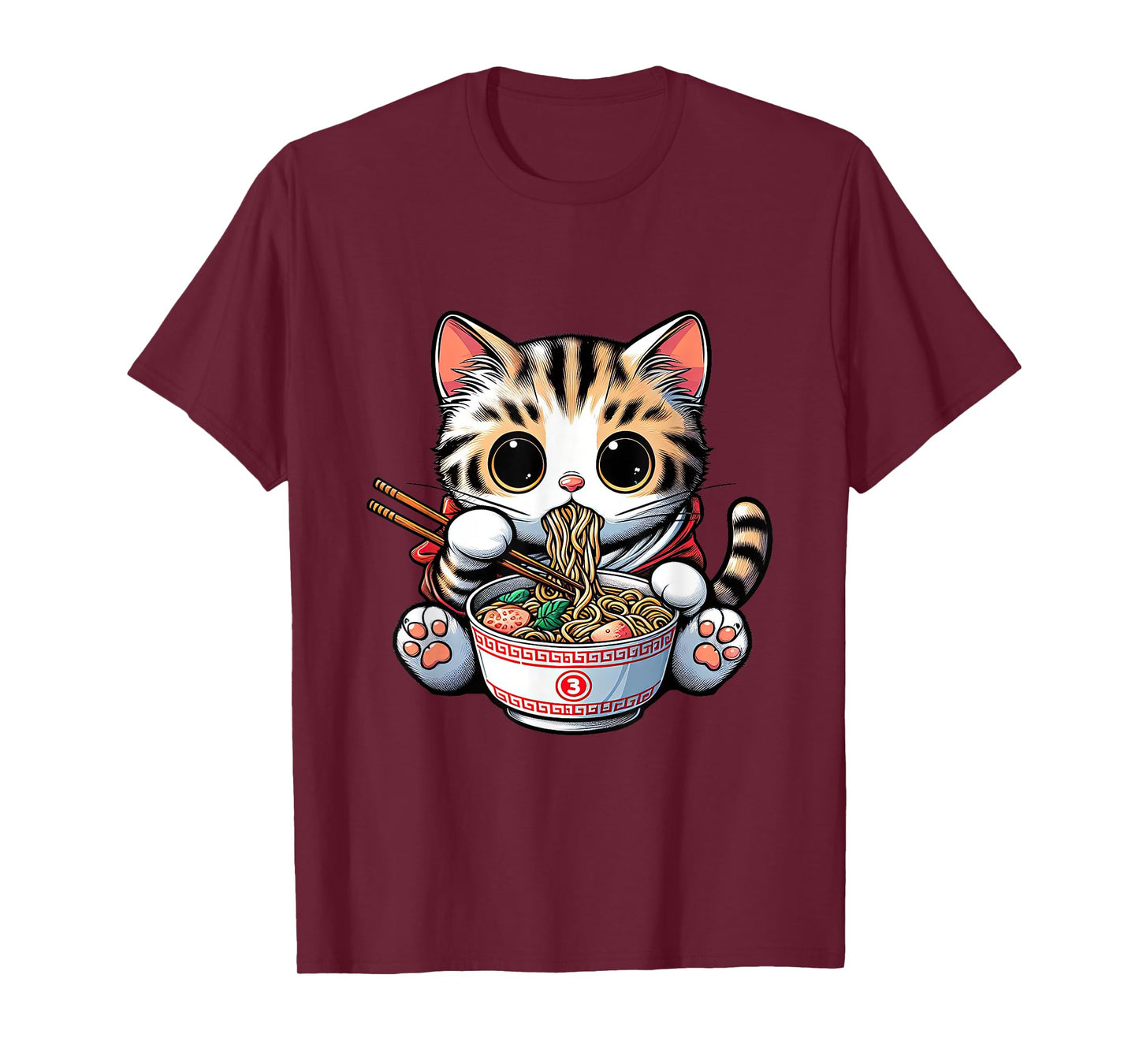 Bengal cat Kawaii Cats of the World Japanese Anime T-Shirt