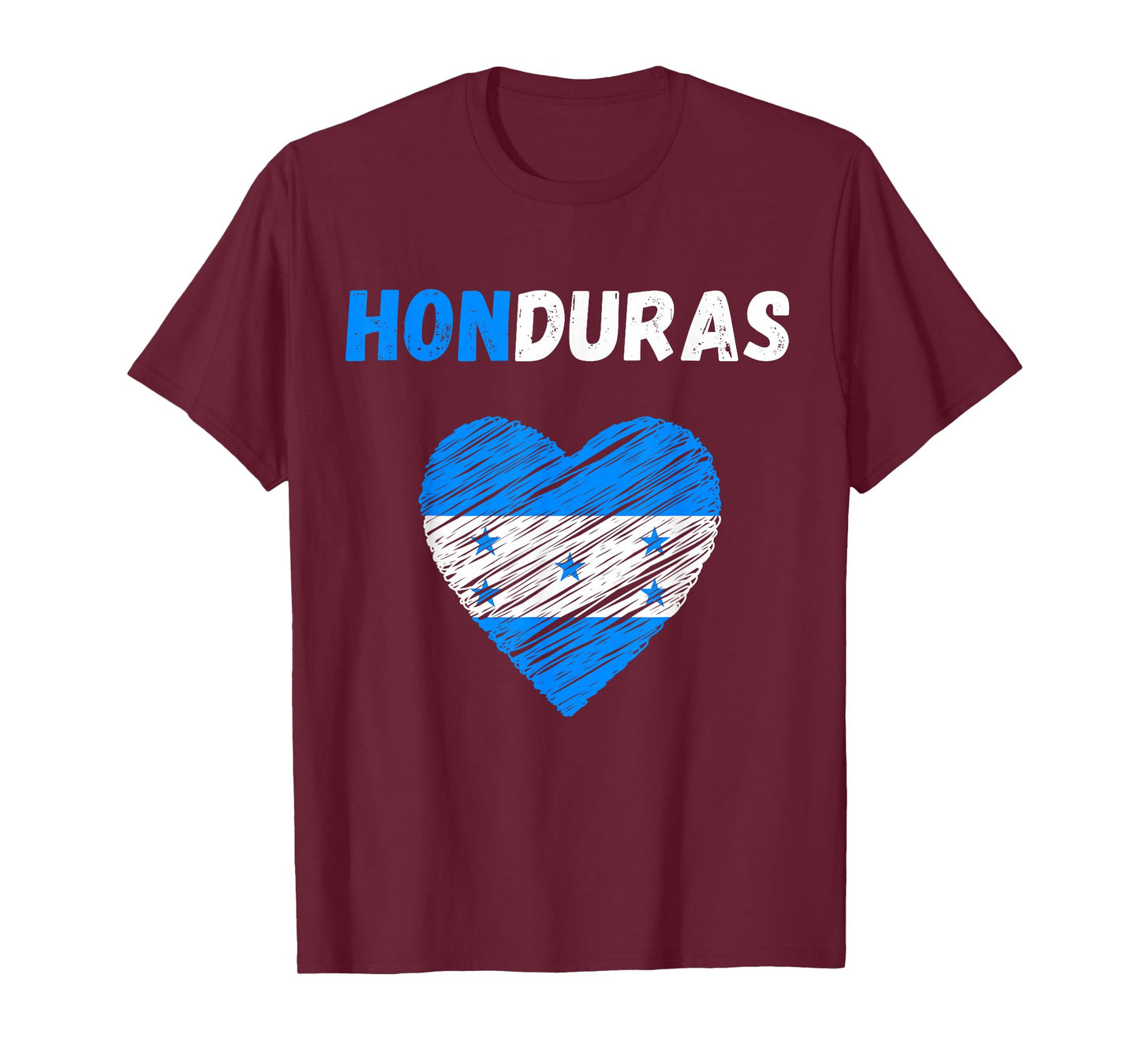 Honduras Flag Holiday Honduras Heart Honduran Flag T-Shirt