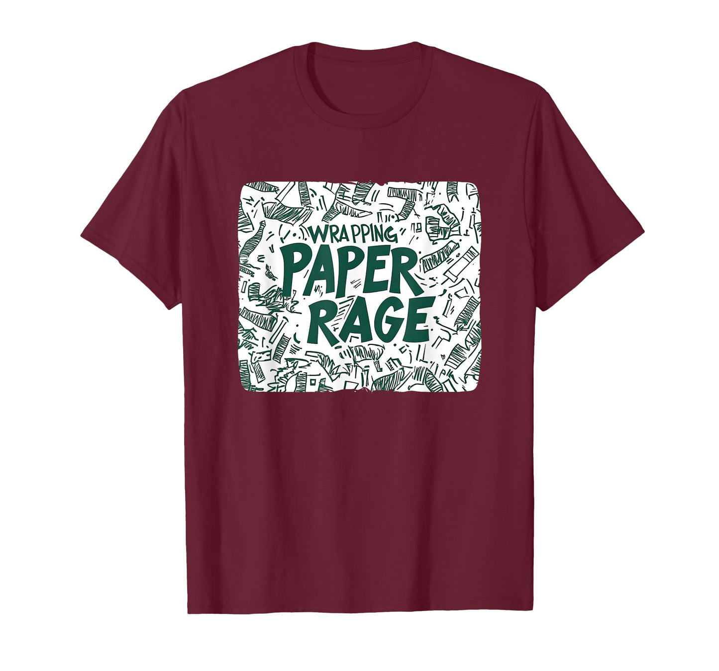 Cool Wrapping Paper Rage Costume T-Shirt