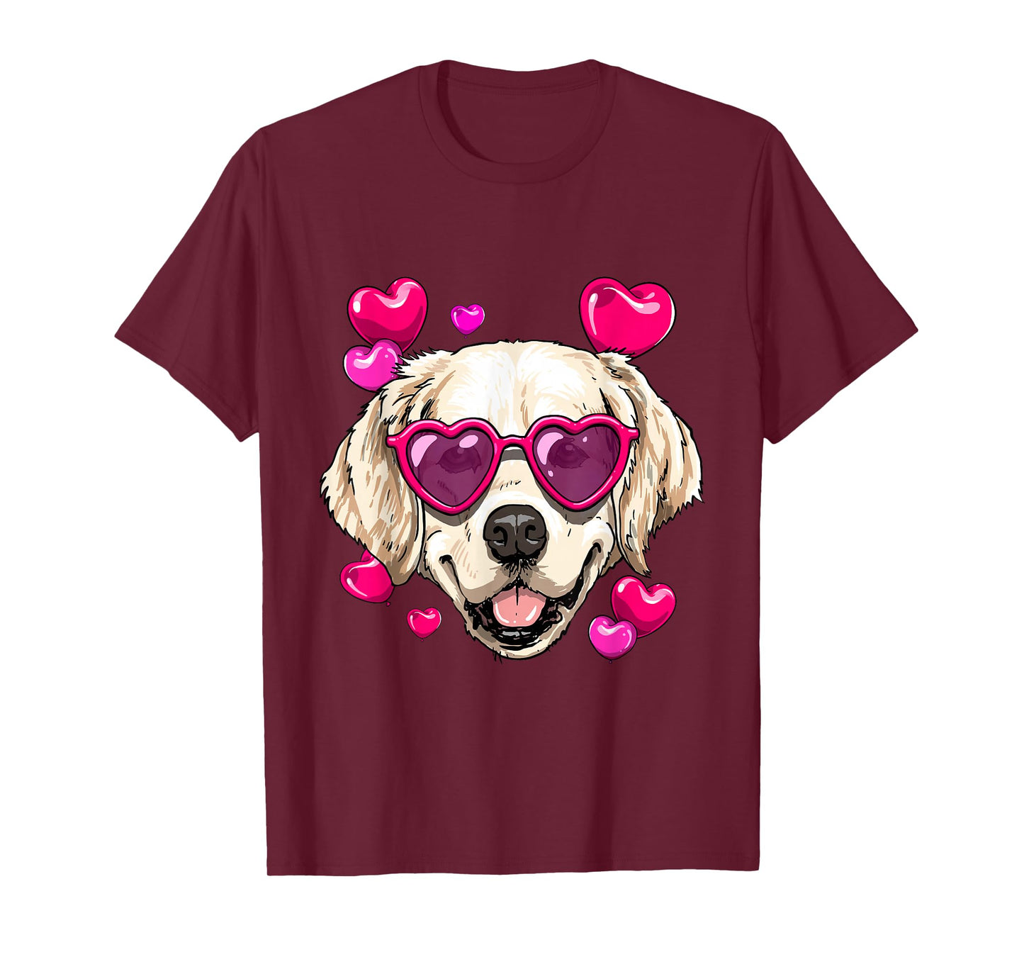 Golden Retriever Valentines Day Dog Golden Retriever Lovers T-Shirt