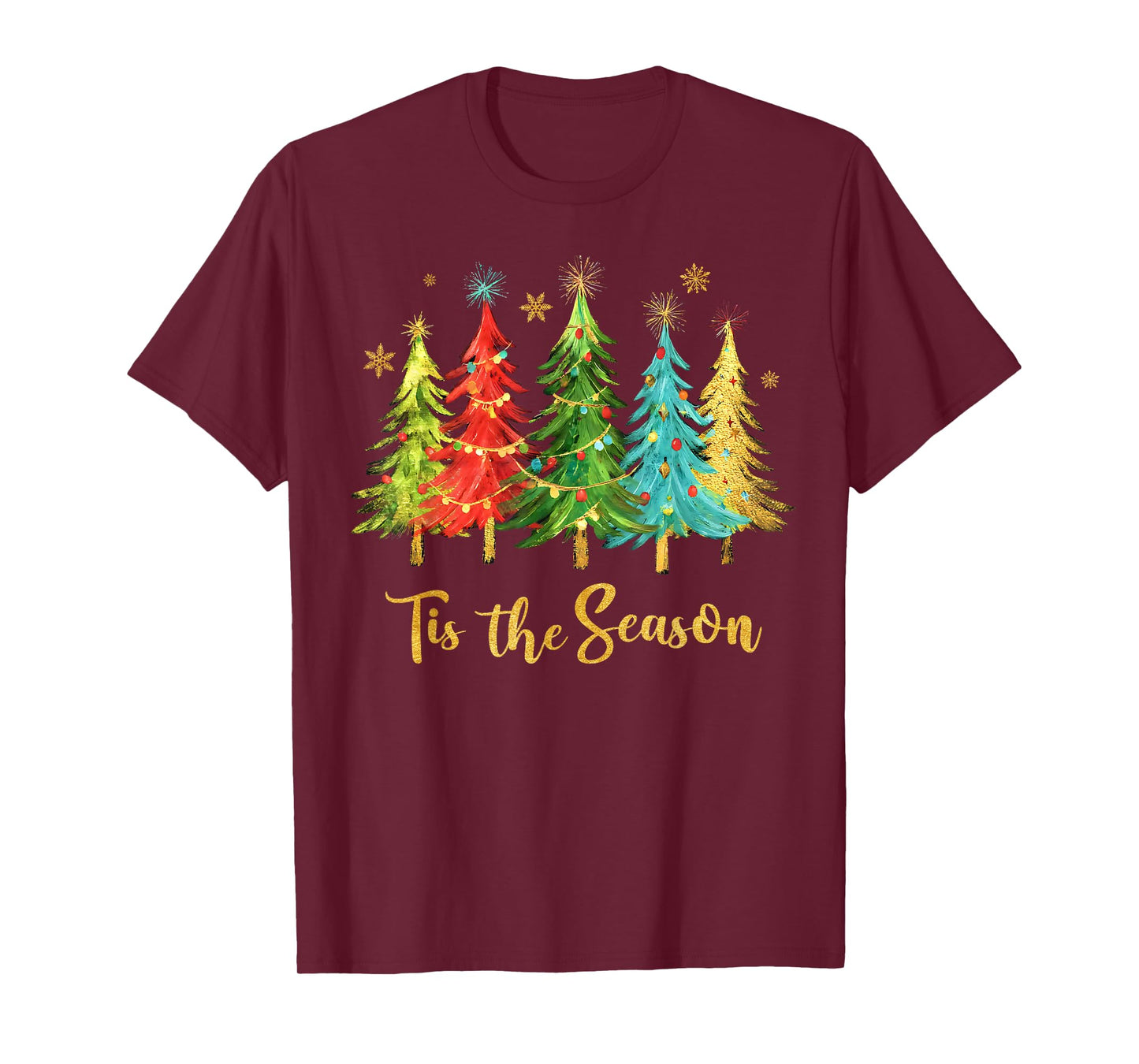 Retro Tis The Season Christmas Season Men Women Kids T-Shirt