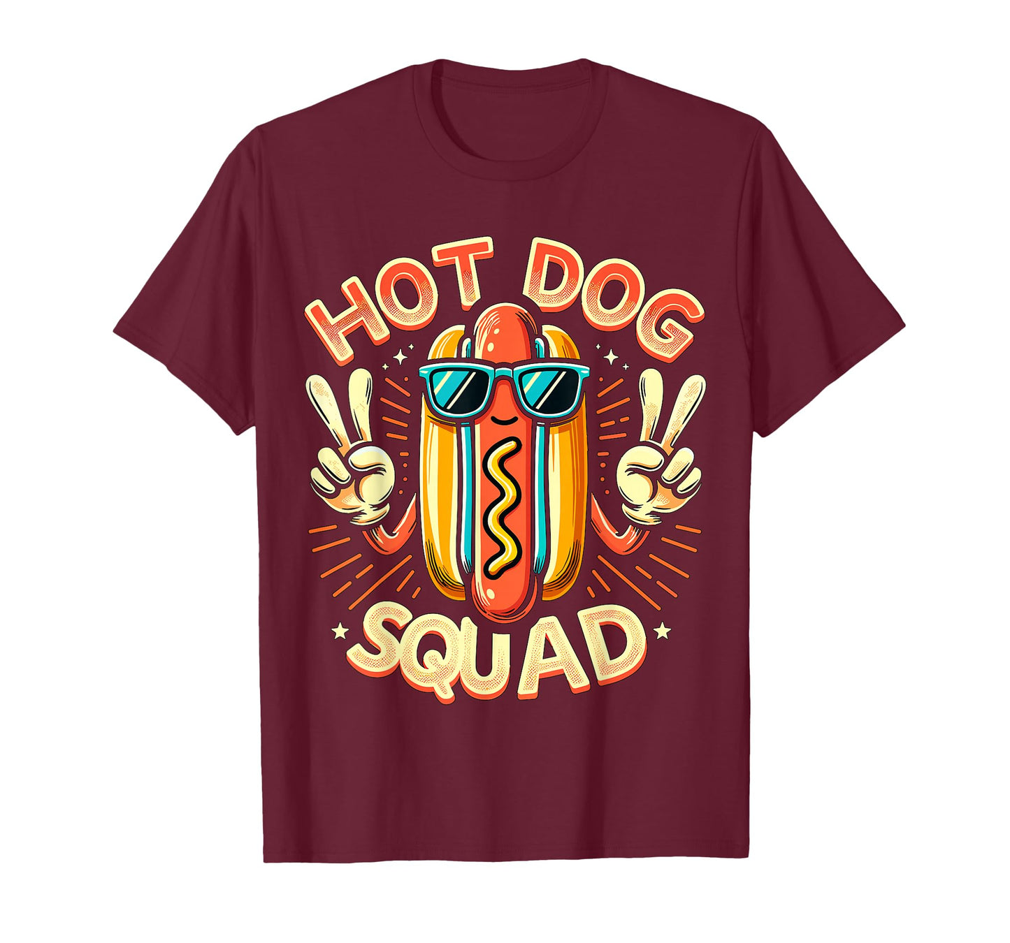 Hot Dog Squad Hot Dog Stand Team Hotdog Crew T-Shirt