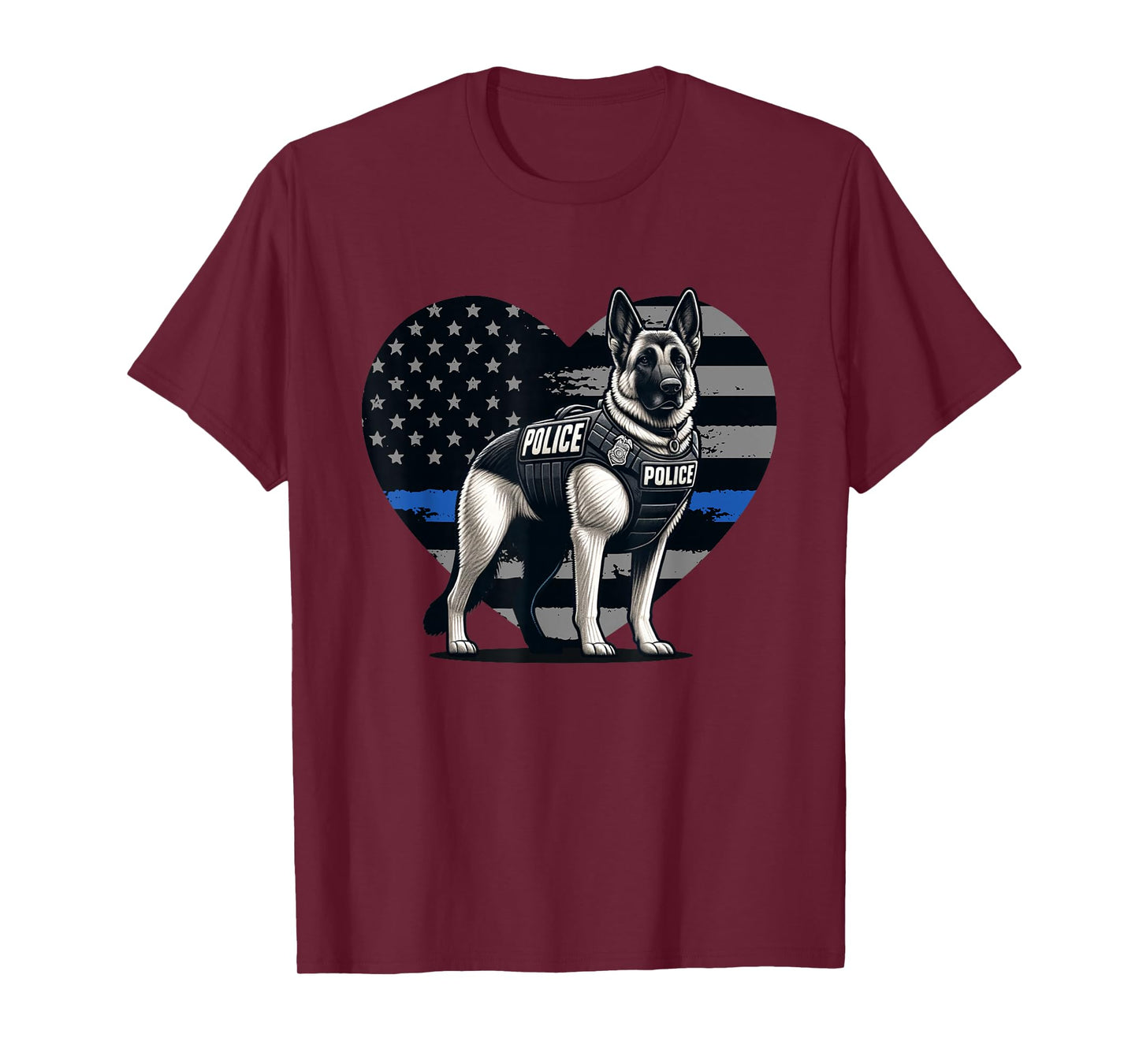 Police K9 Dog, Law Enforcement T-Shirt