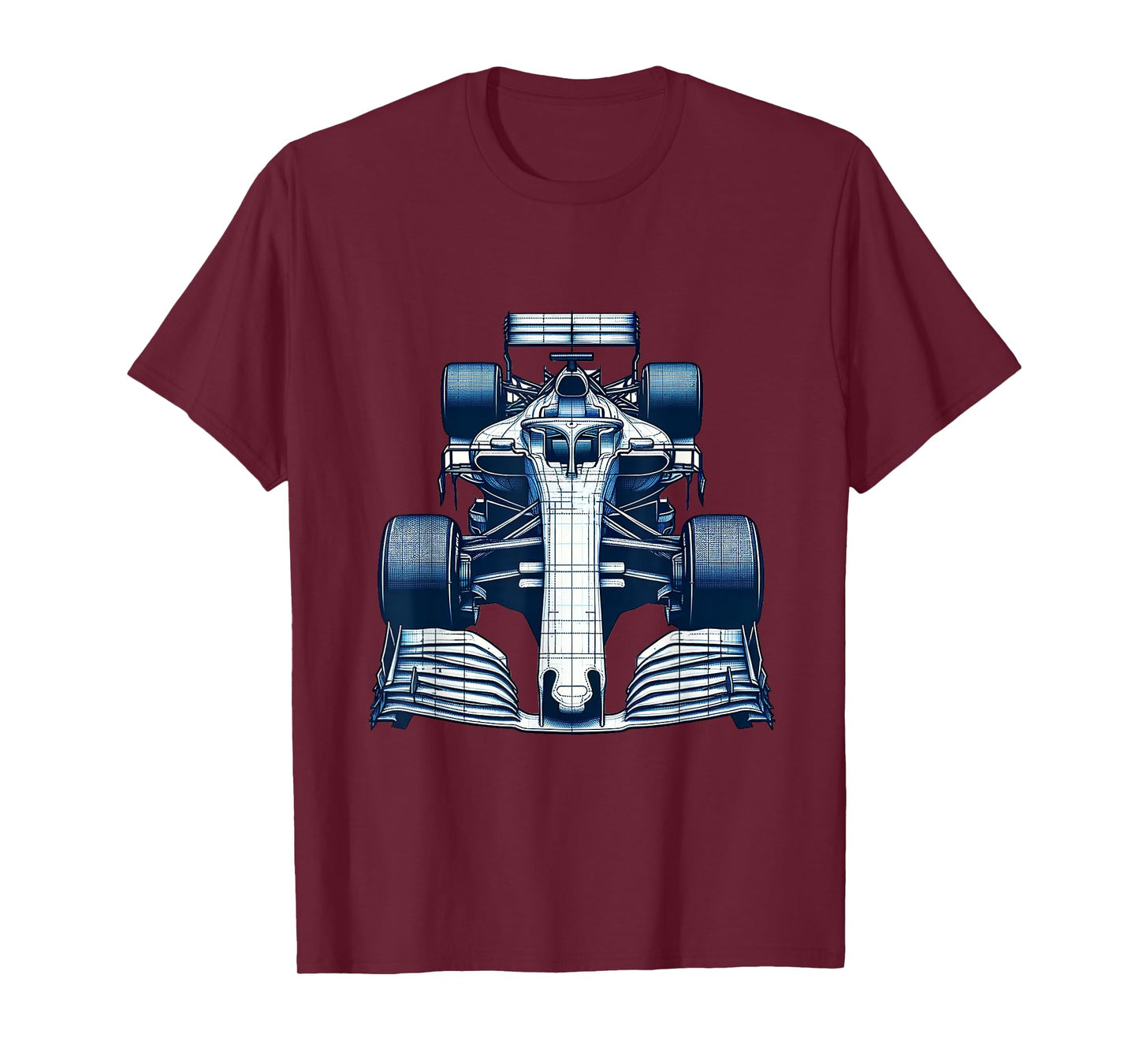 Race Motorsport Racing Blueprint Mechanical Engineering T-Shirt