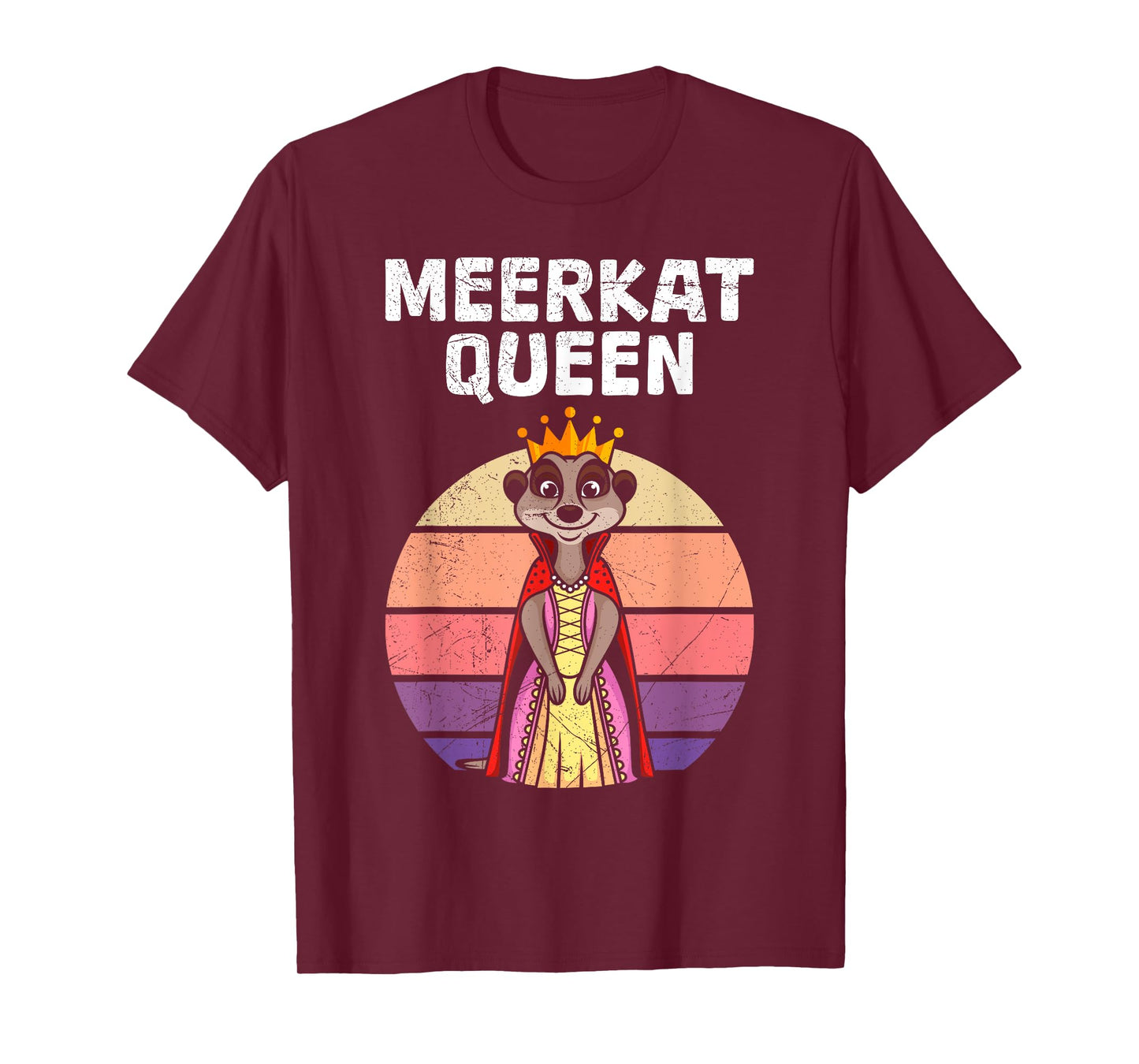 Meerkat Costume MEERKAT QUEEN Retro Funny Meerkats T-Shirt