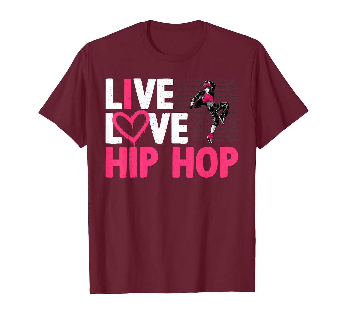 Cool Hip Hop Dancer Design for Women Girls Hip Hop Lovers T-Shirt