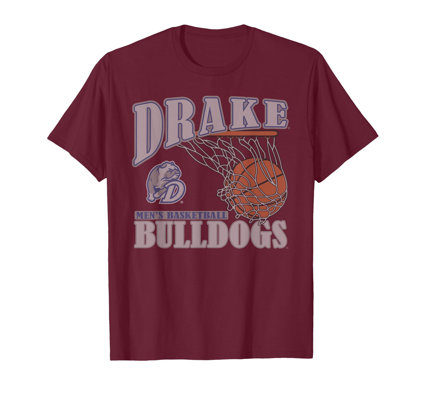 Drake Bulldogs Men's Basketball Vintage Lift T-Shirt