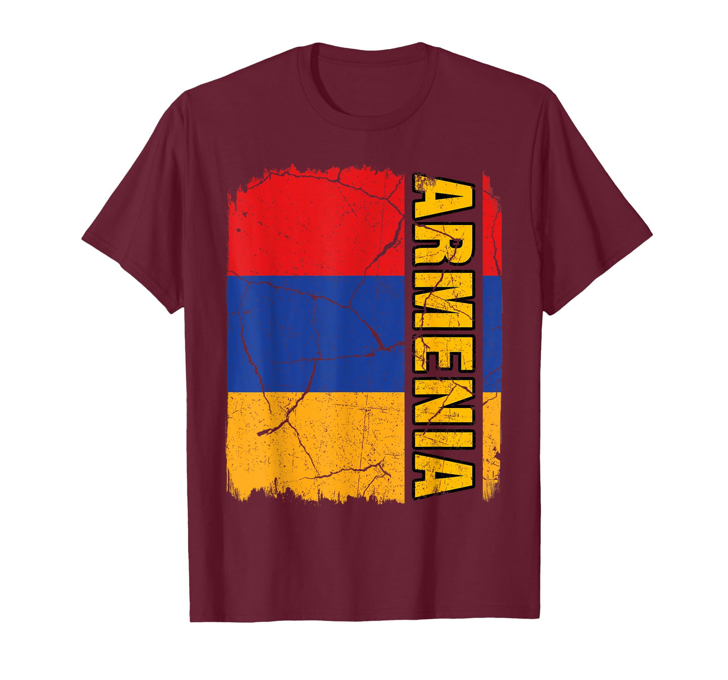 Vintage Armenian Flag Armenia Pride Roots Heritage Gift T-Shirt