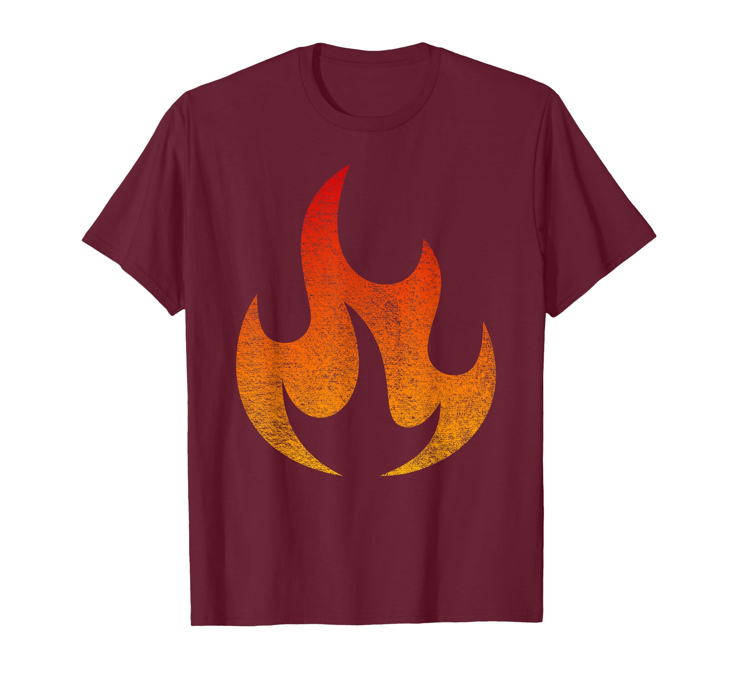 FIRE Flame Costume Halloween LIT Burning Flame T-Shirt