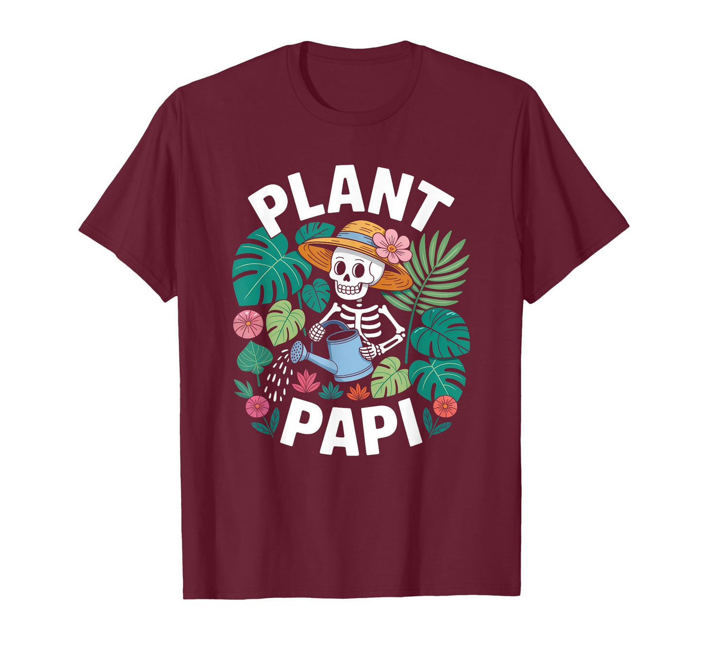 Funny Halloween Plant Papi Daddy Gardener T-Shirt