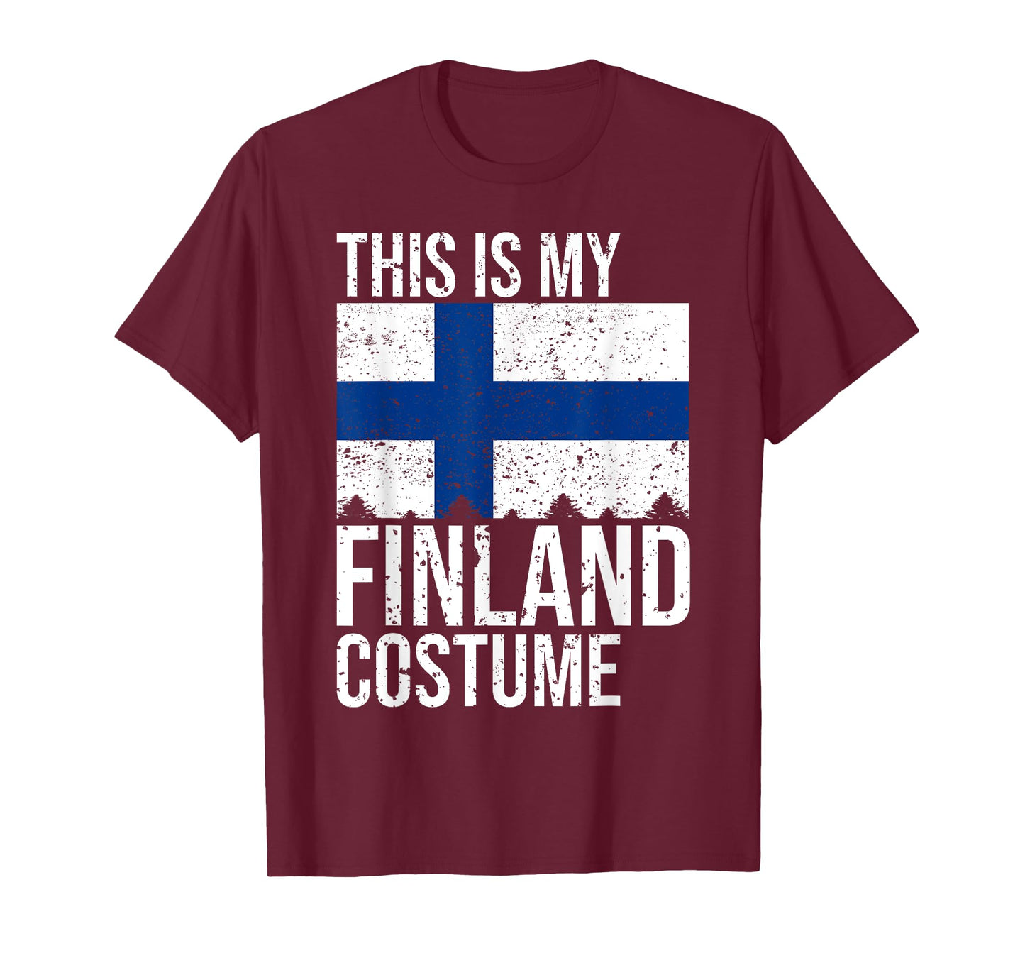 Vintage This is my Finland Flag Costume design For Halloween T-Shirt