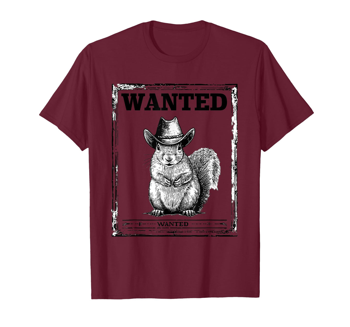 Country Cowboy Squirrel Vintage Rodeo Cowgirl Western T-Shirt