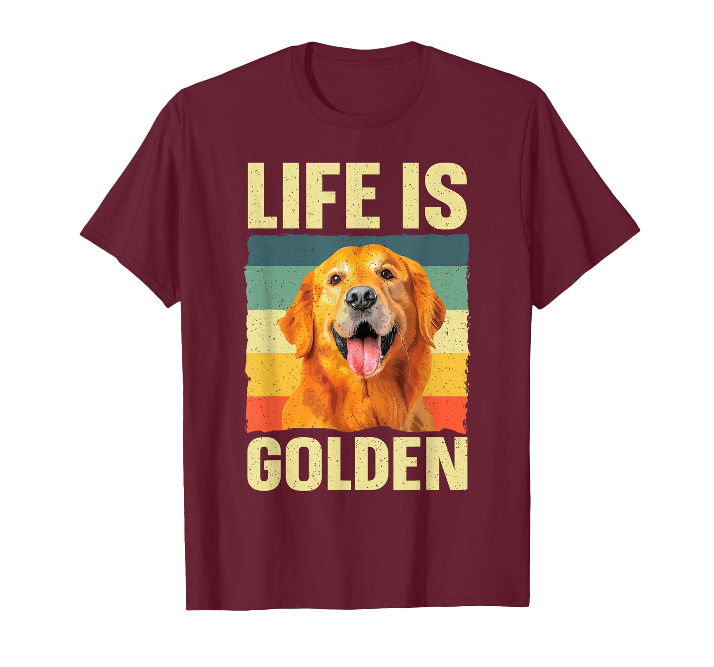 Golden Retriever Design For Men Women Golden Retriever Lover T-Shirt