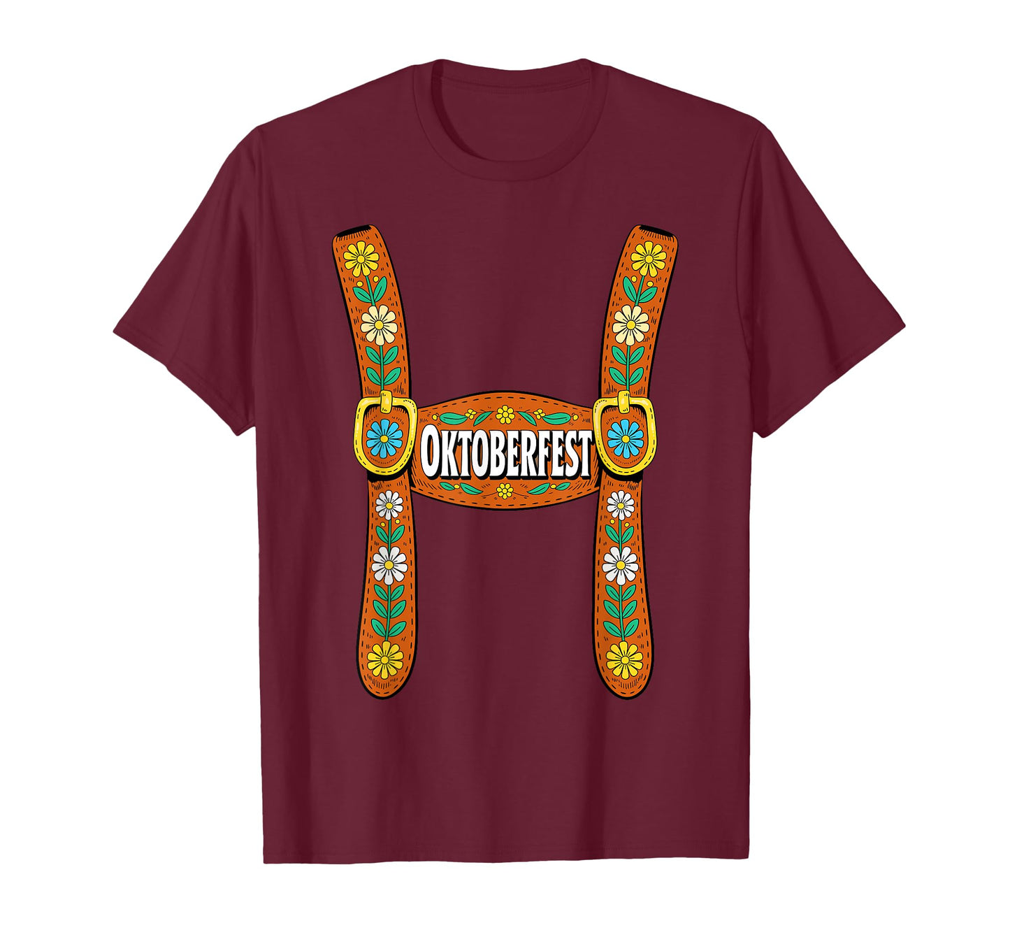Oktoberfest Lederhosen Bavarian Costume Beer Festival Adults T-Shirt