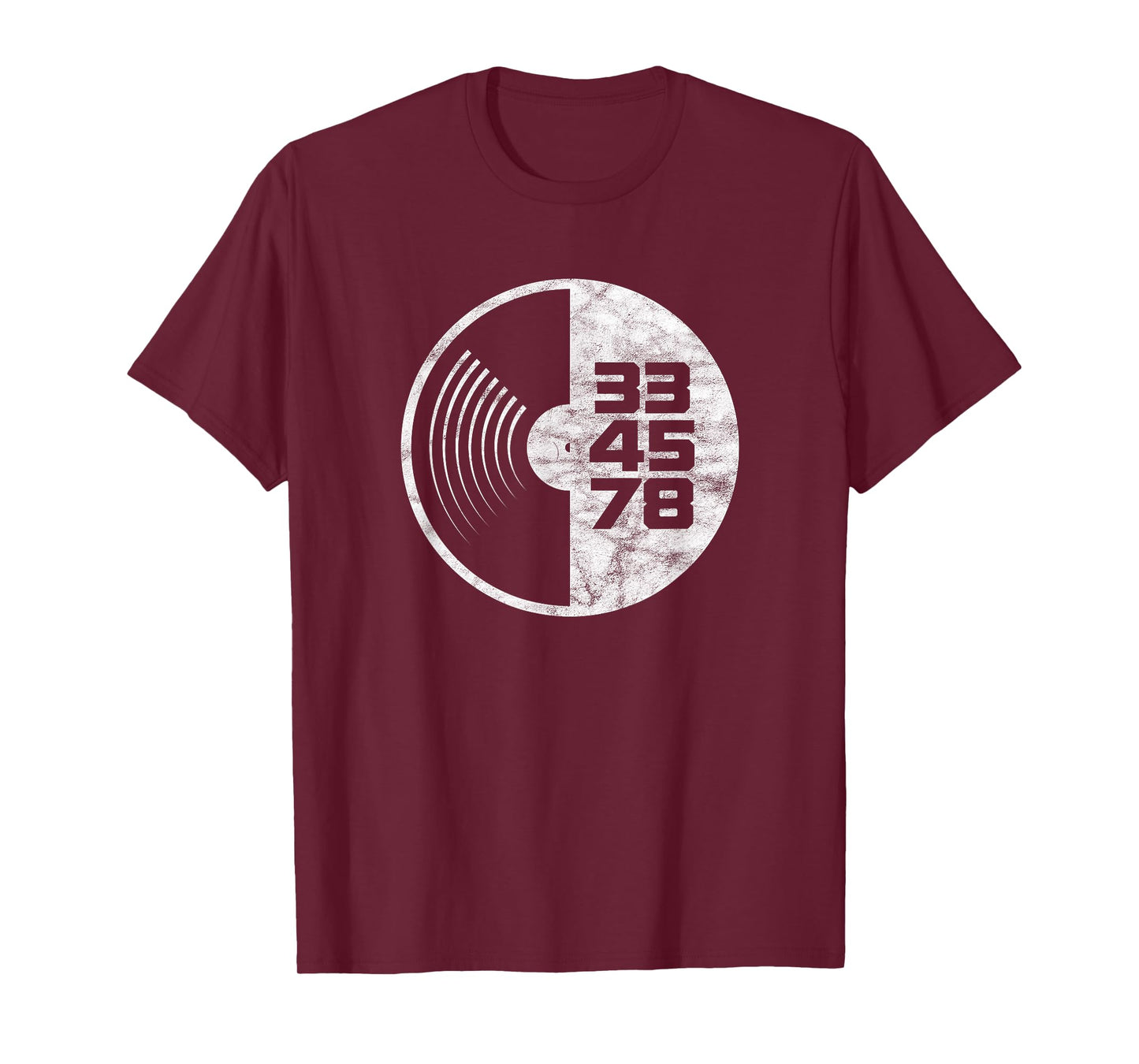 Turntable 33 45 78 RPM T-Shirt Records Vinyl Collector Tee T-Shirt