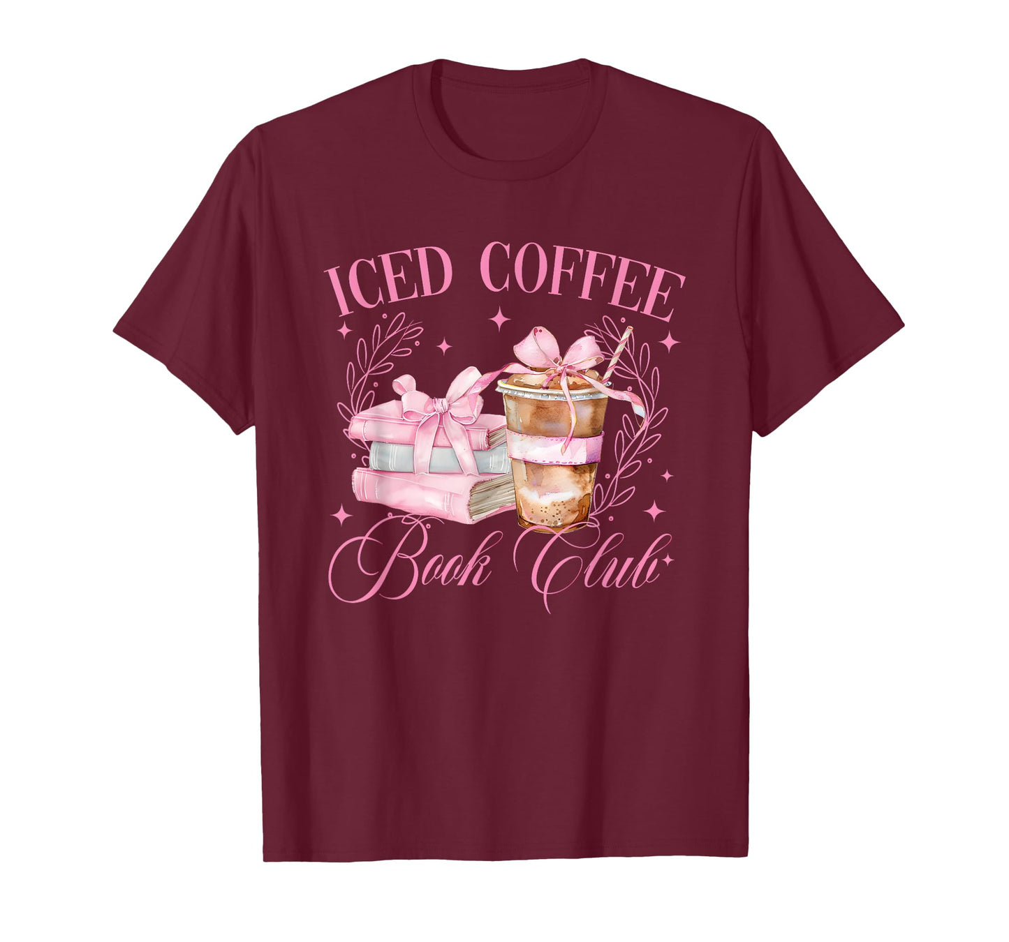 Iced Coffee Book Club T-Shirt