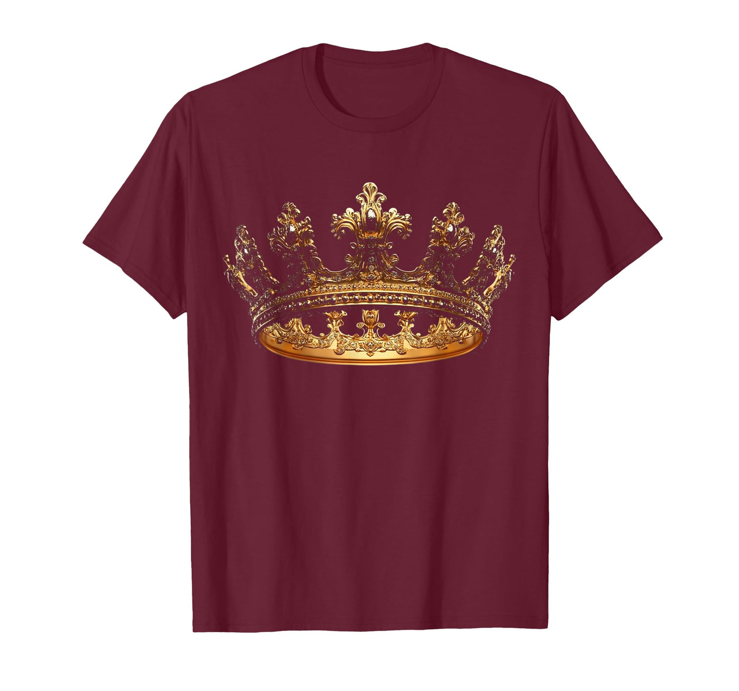 King Queen Crown Novelty T-Shirt