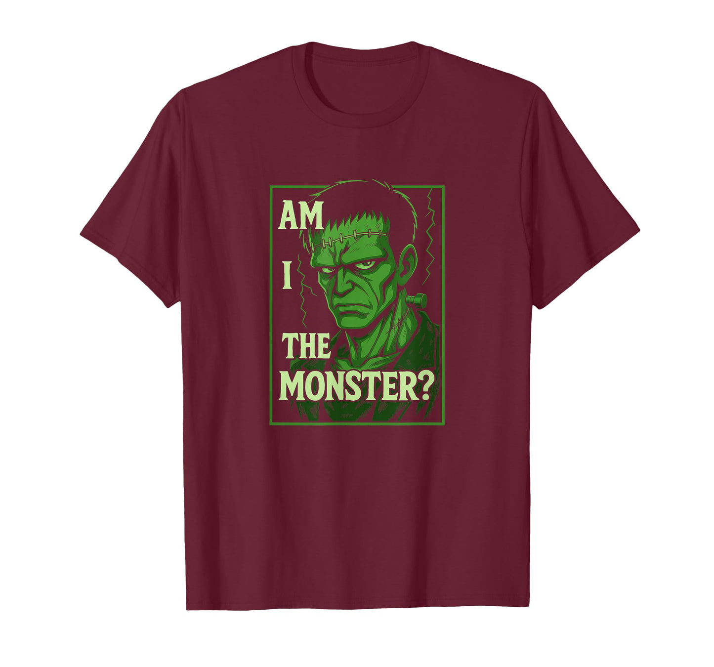 Frankenstein's "Am I The Monster", Classic Horror T-Shirt
